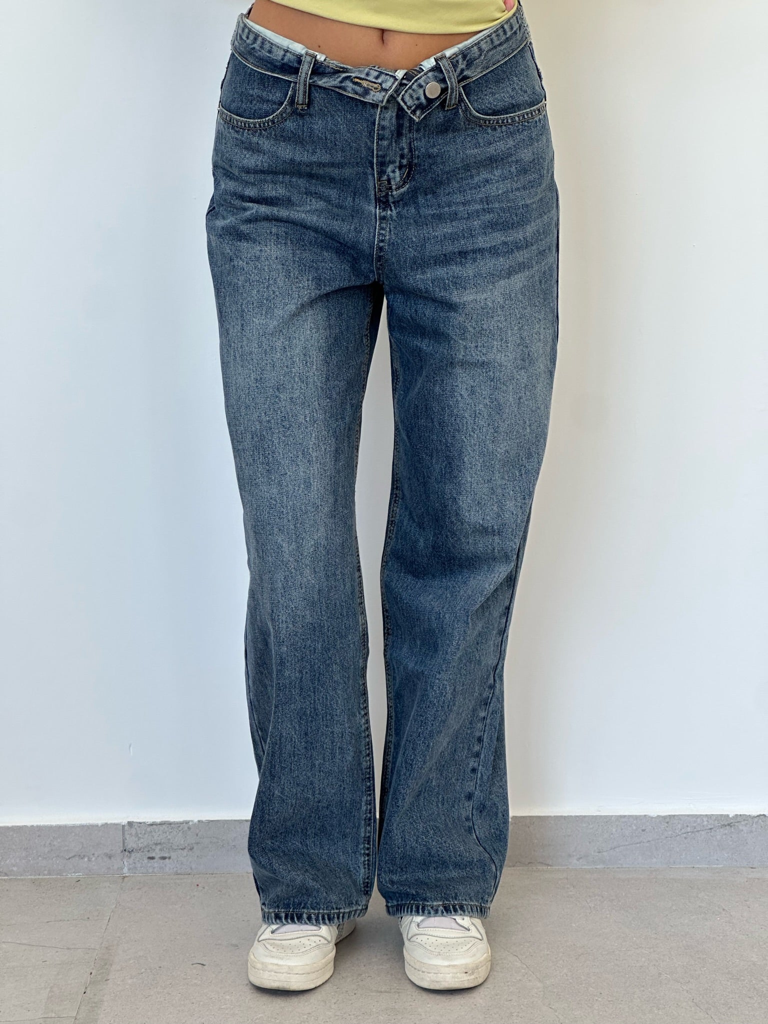 ג׳ינס מייקי כחול