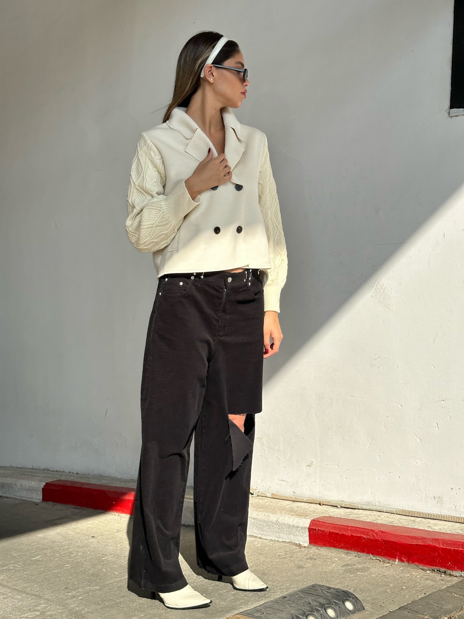 מעיל בר שמנת