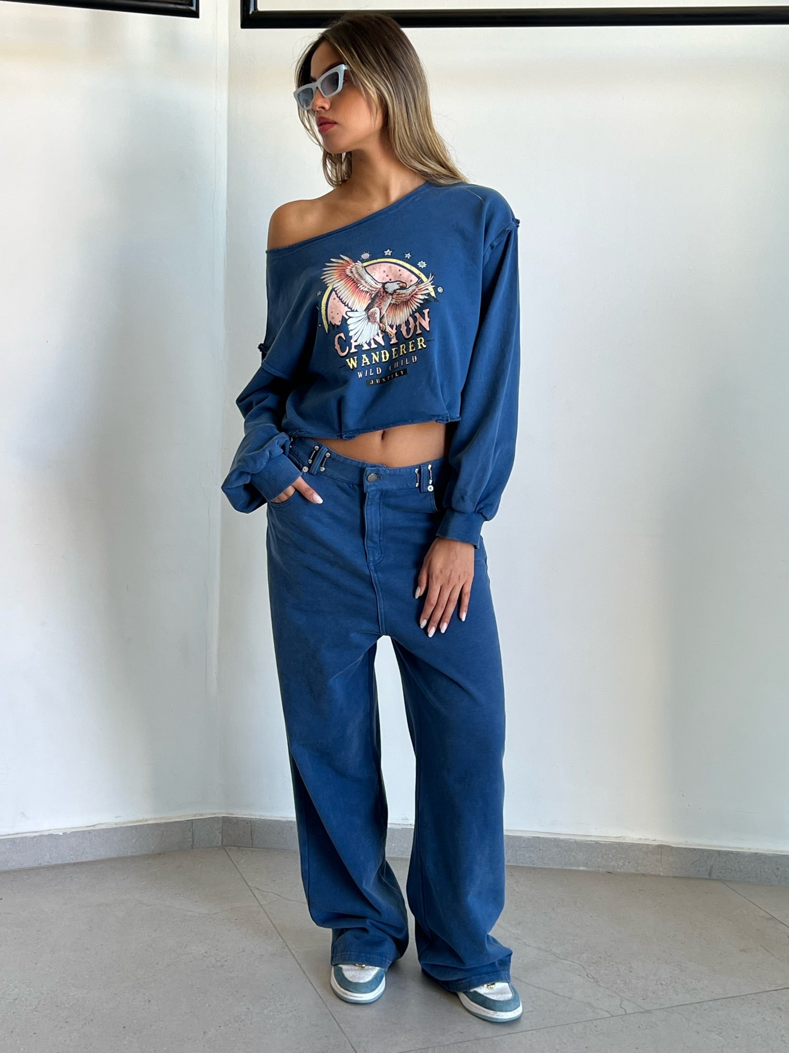 מכנס טוי ווש כחול פרנש טרי