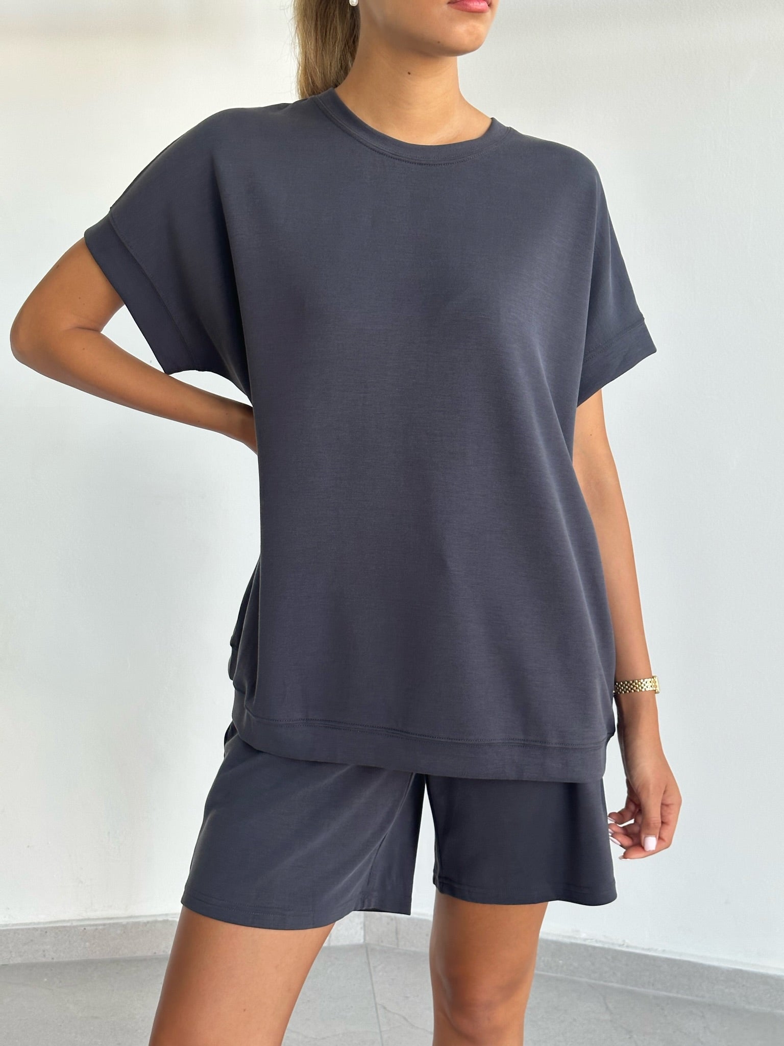 חליפת רונה אפור