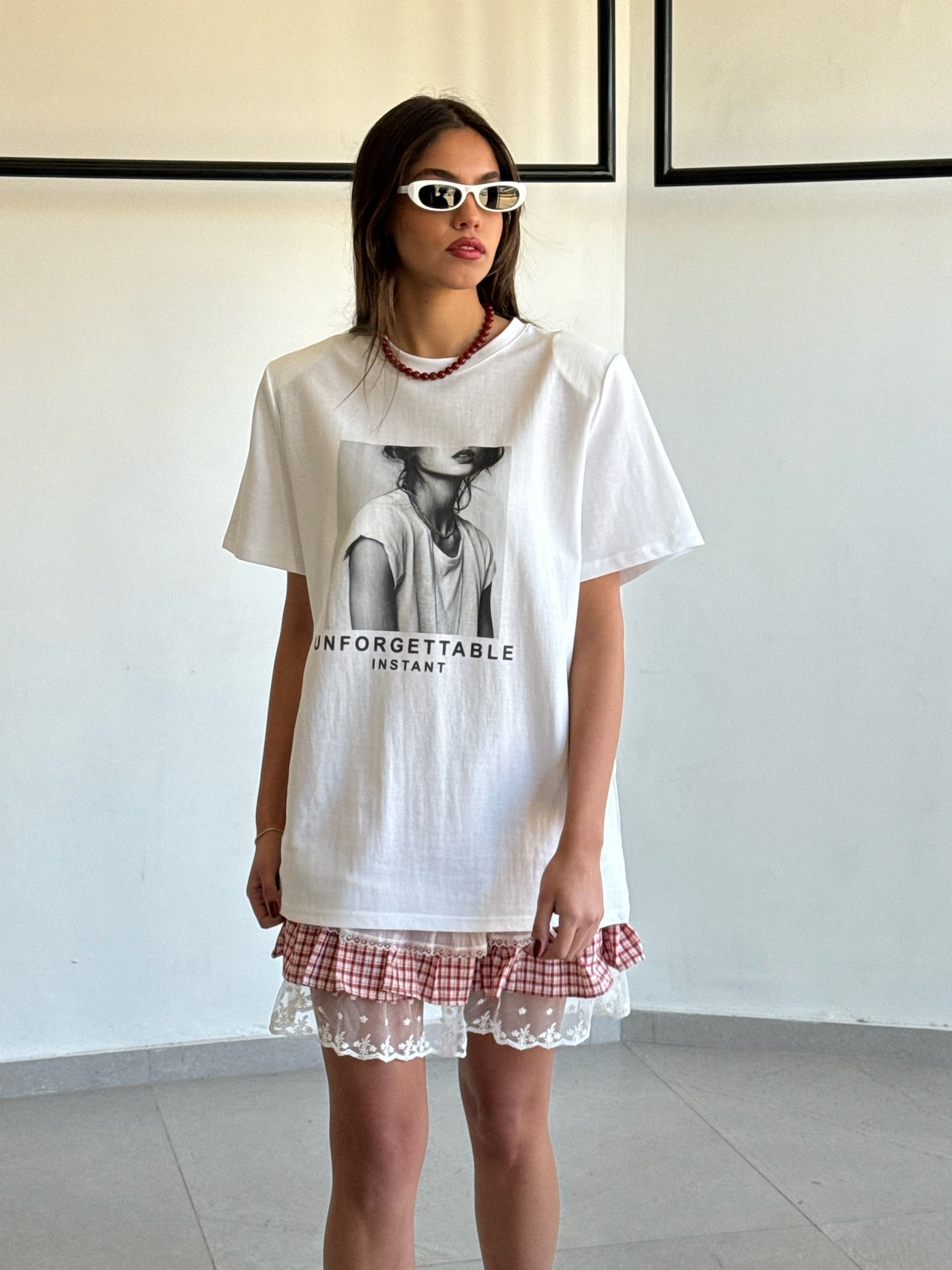 חולצת אבישג לבן