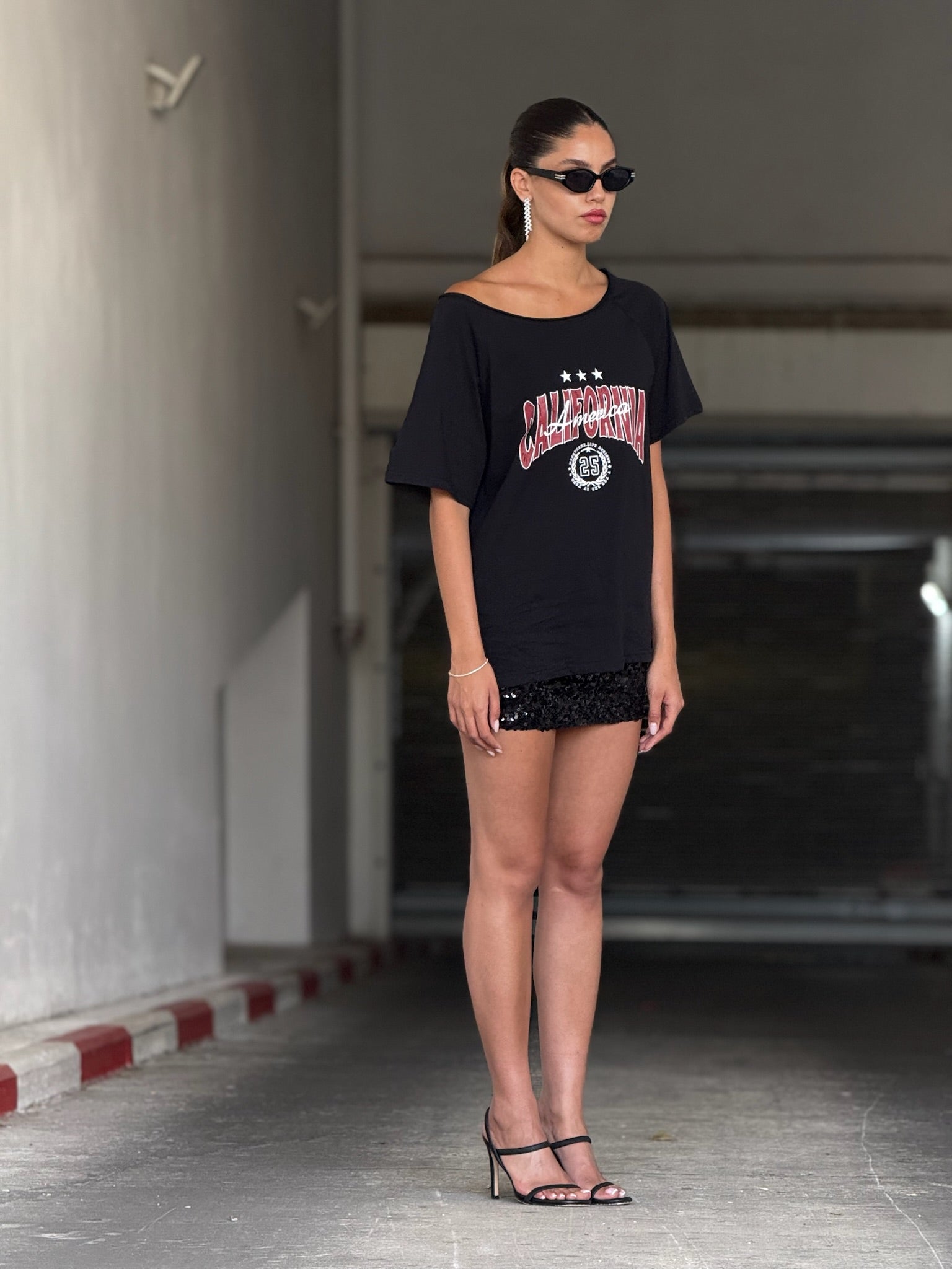 חולצת אגת שחור