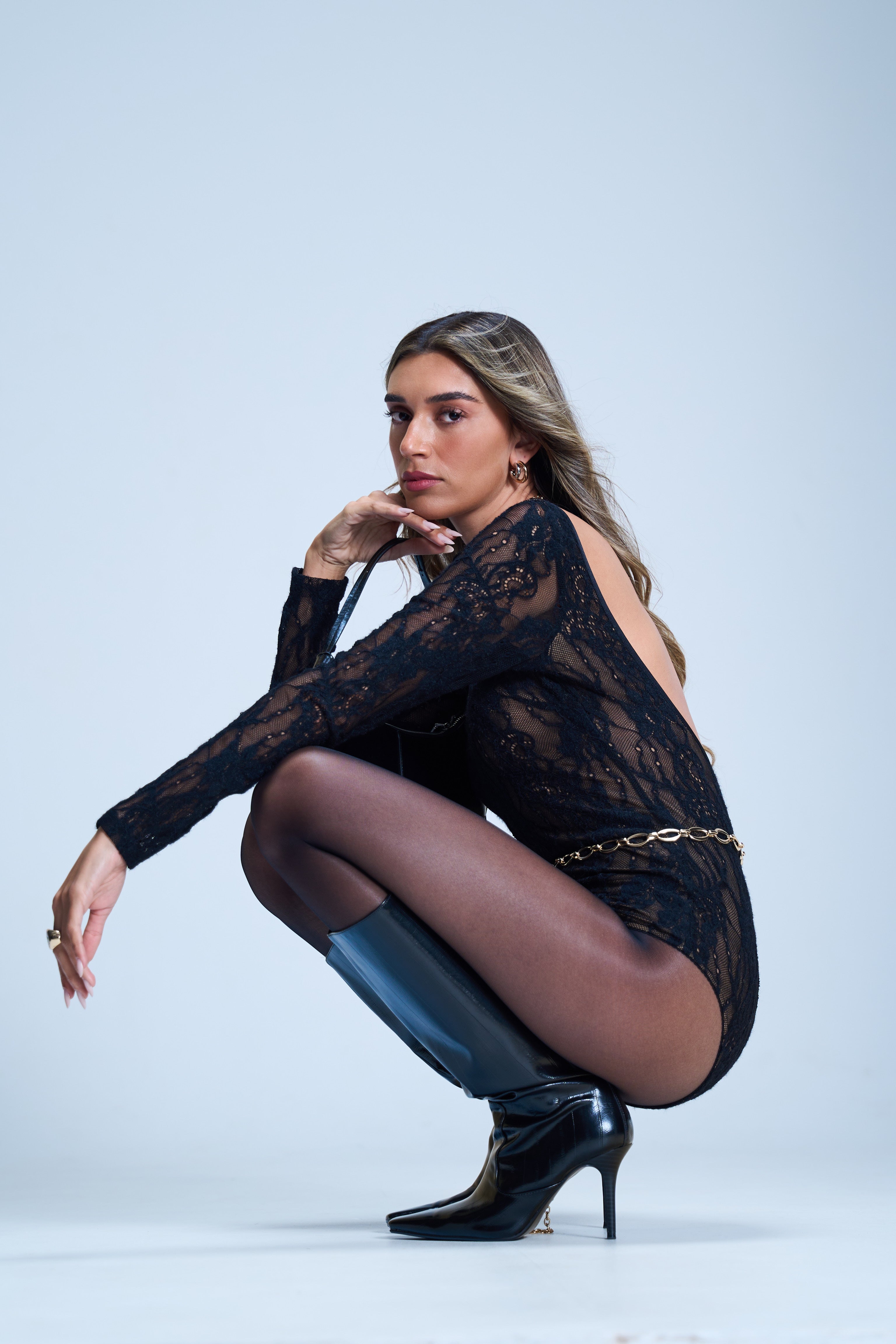 בגד גוף נואר שחור