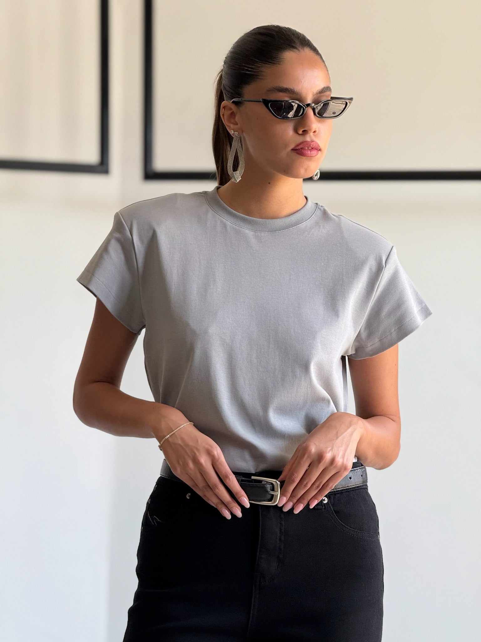 חולצת ליבי אפור