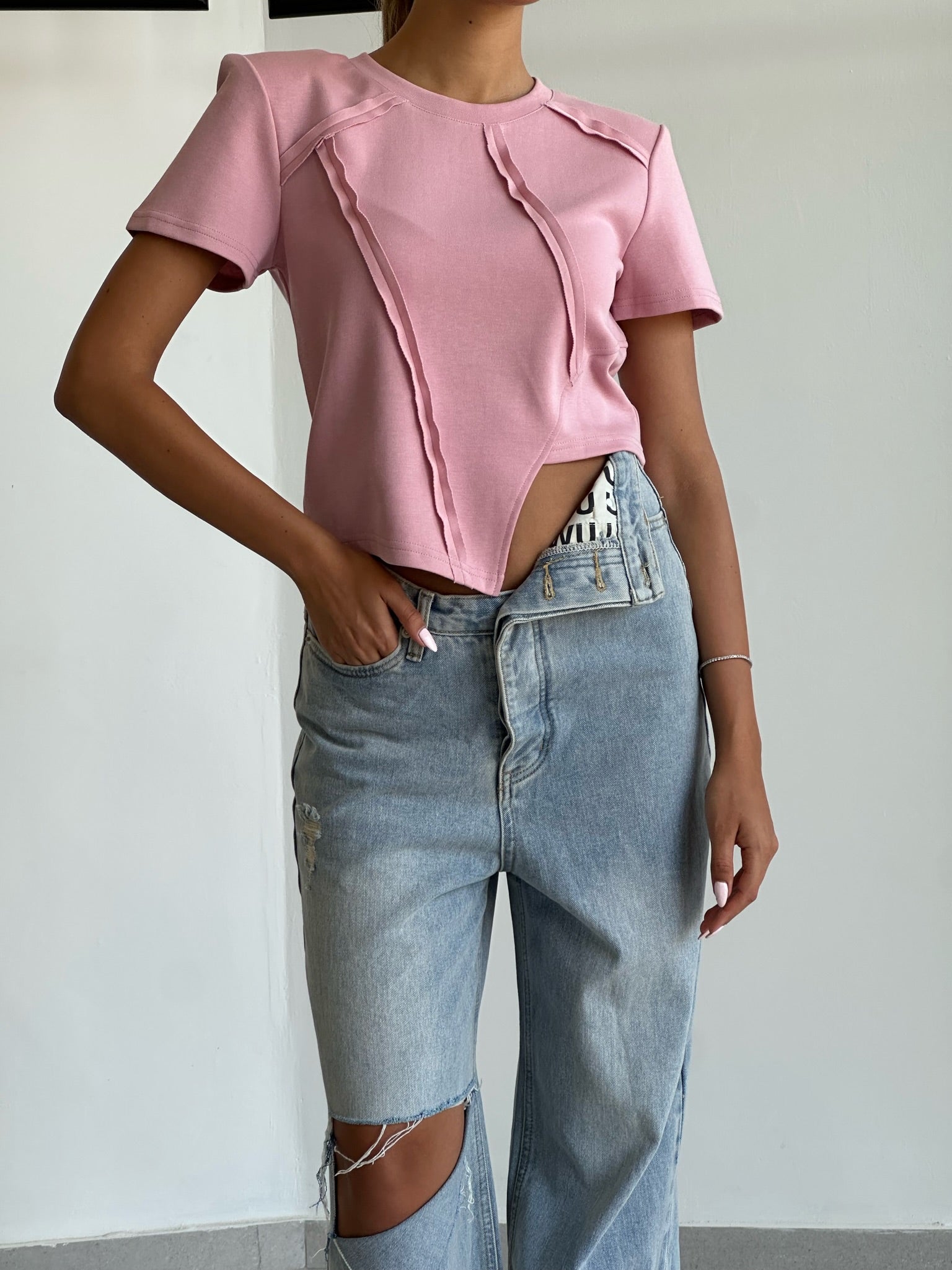 חולצת טורי ורוד