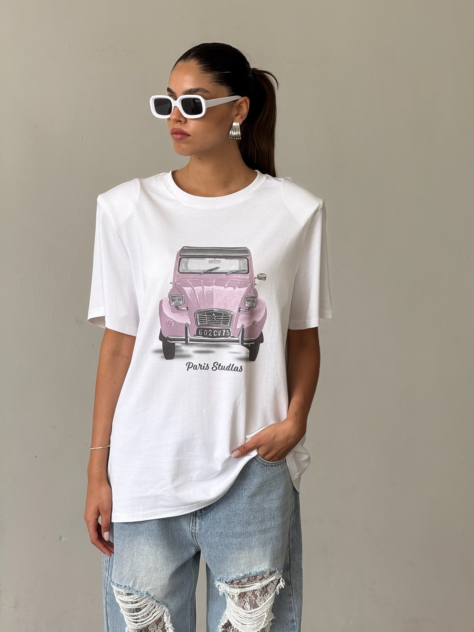 חולצת שנית לבן