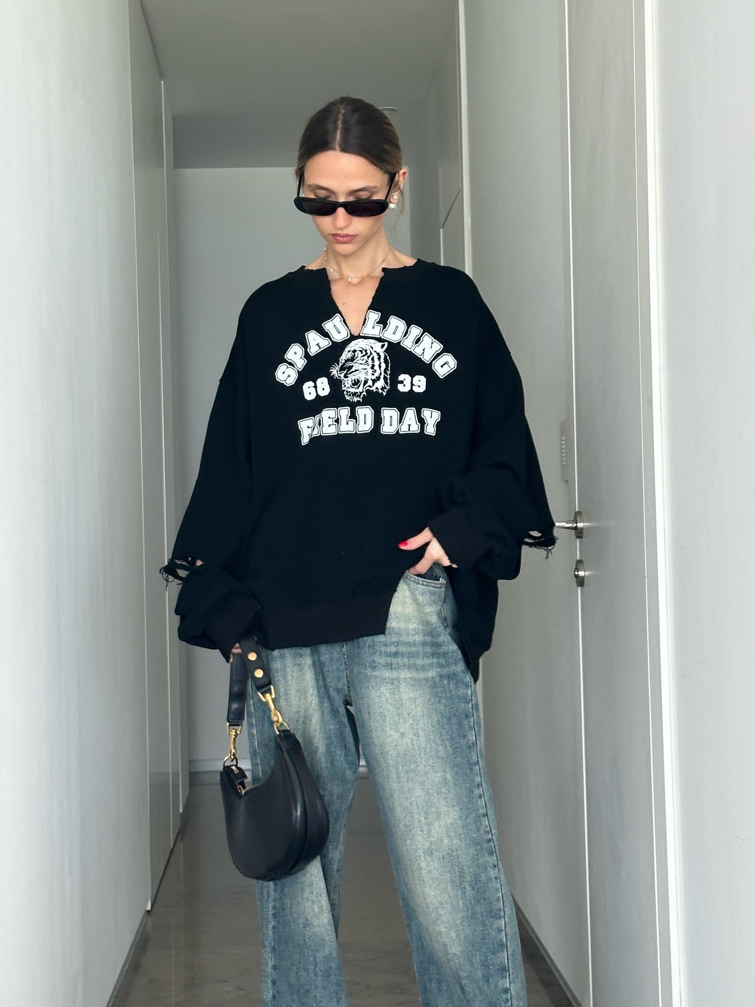 Haley black sweater