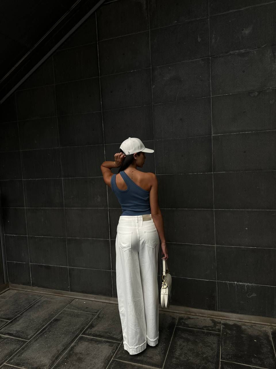 גופיית גפן כחול