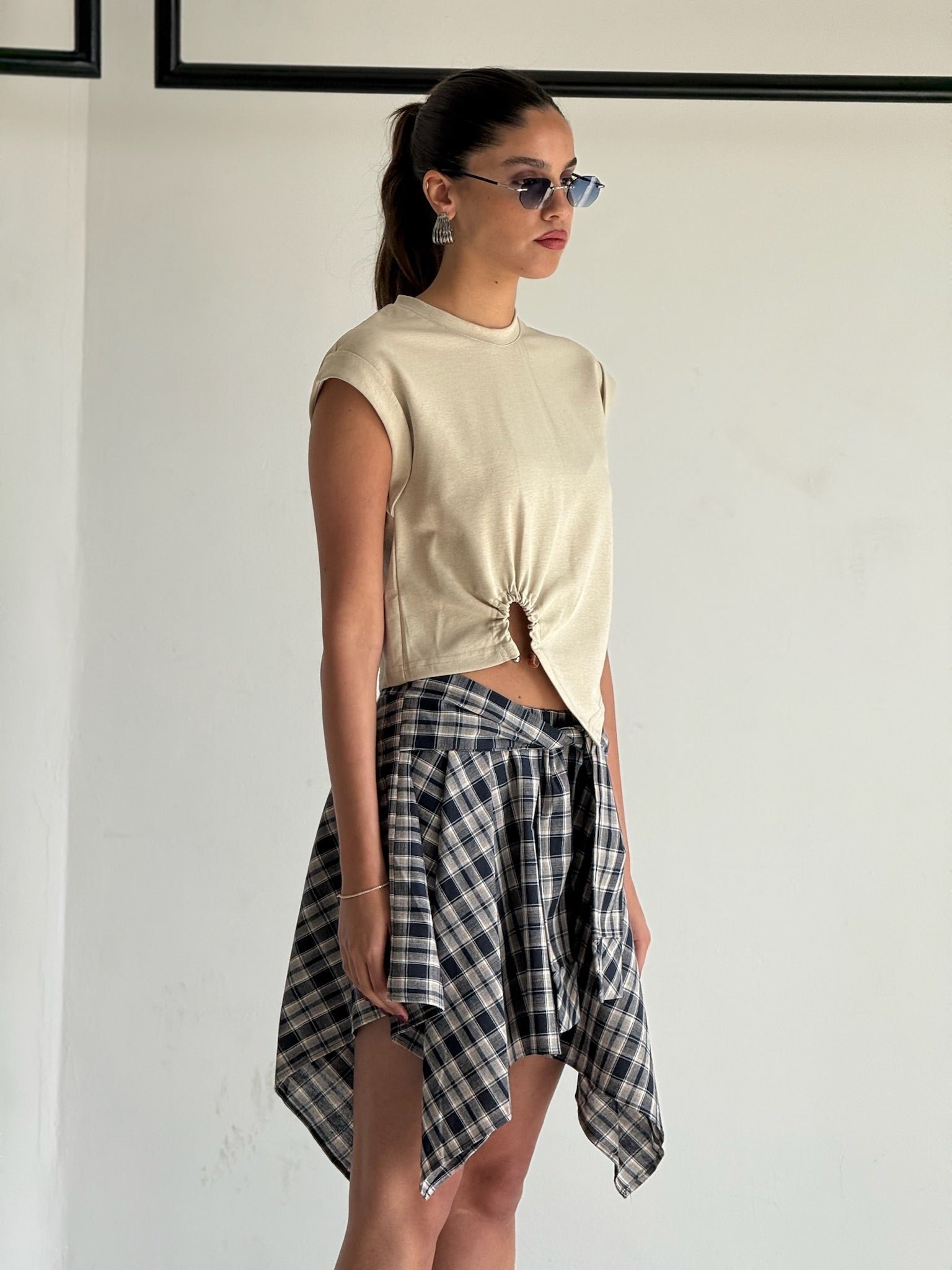 חצאית פרנקי כחול