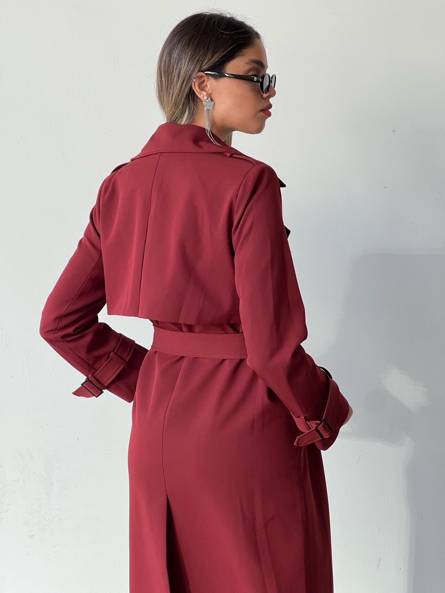 מעיל ניקה בורדו