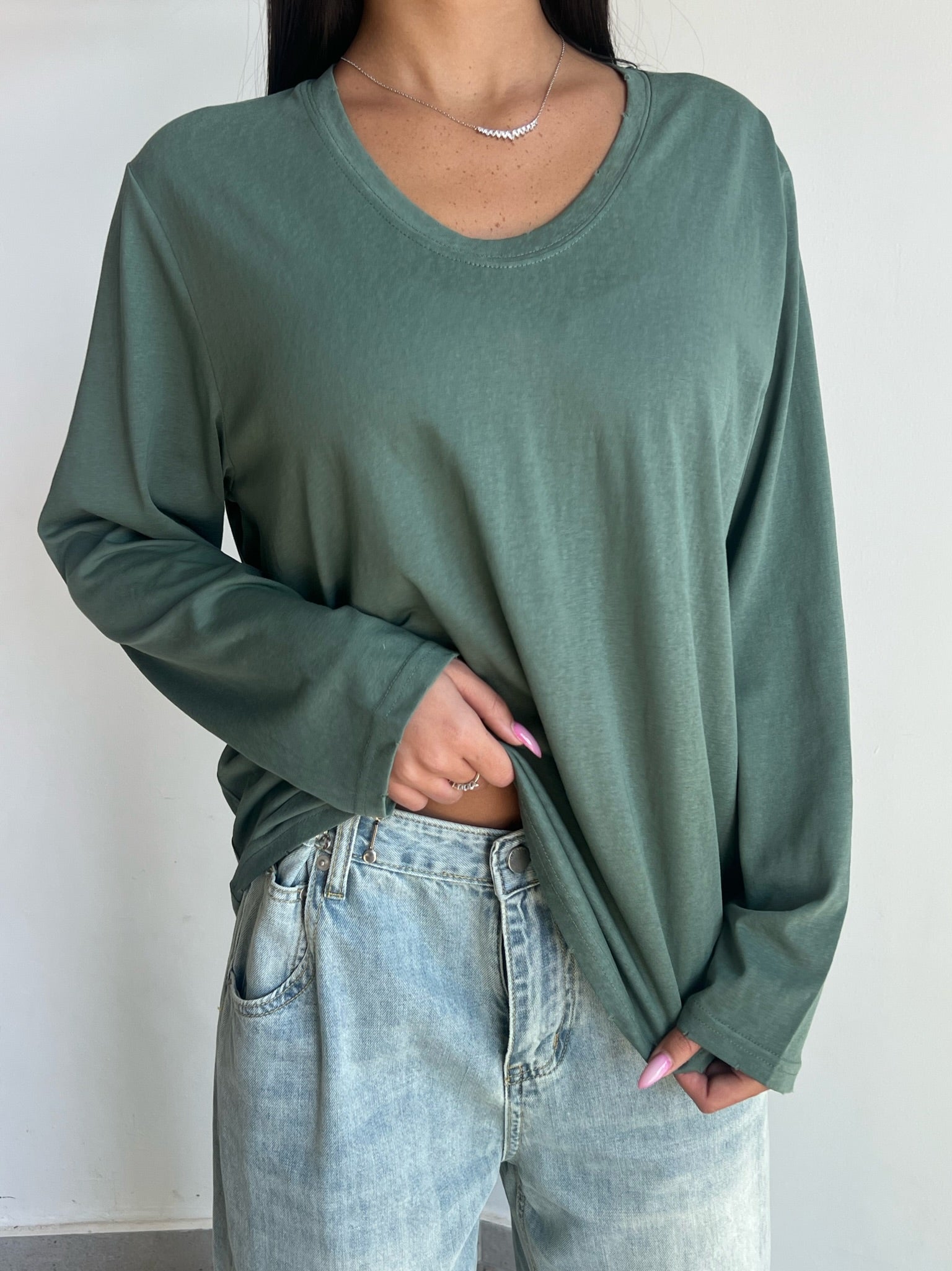 מכנס ג׳ינס עמנואל בהיר