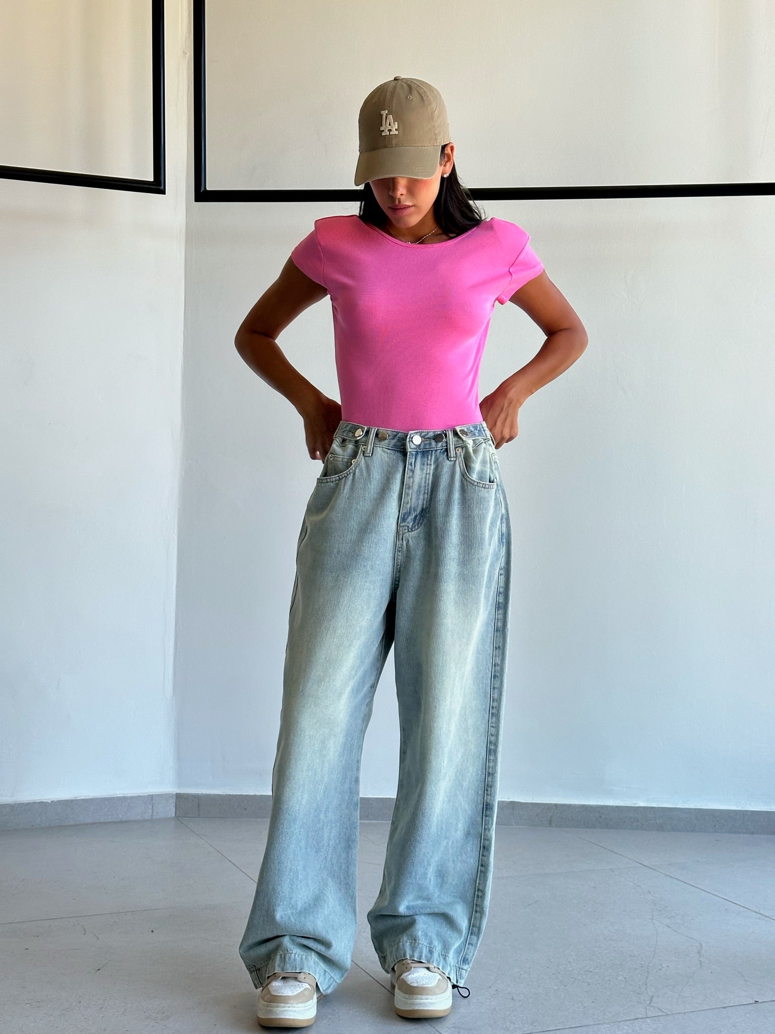 מכנס ג׳ינס ג'וי תכלת