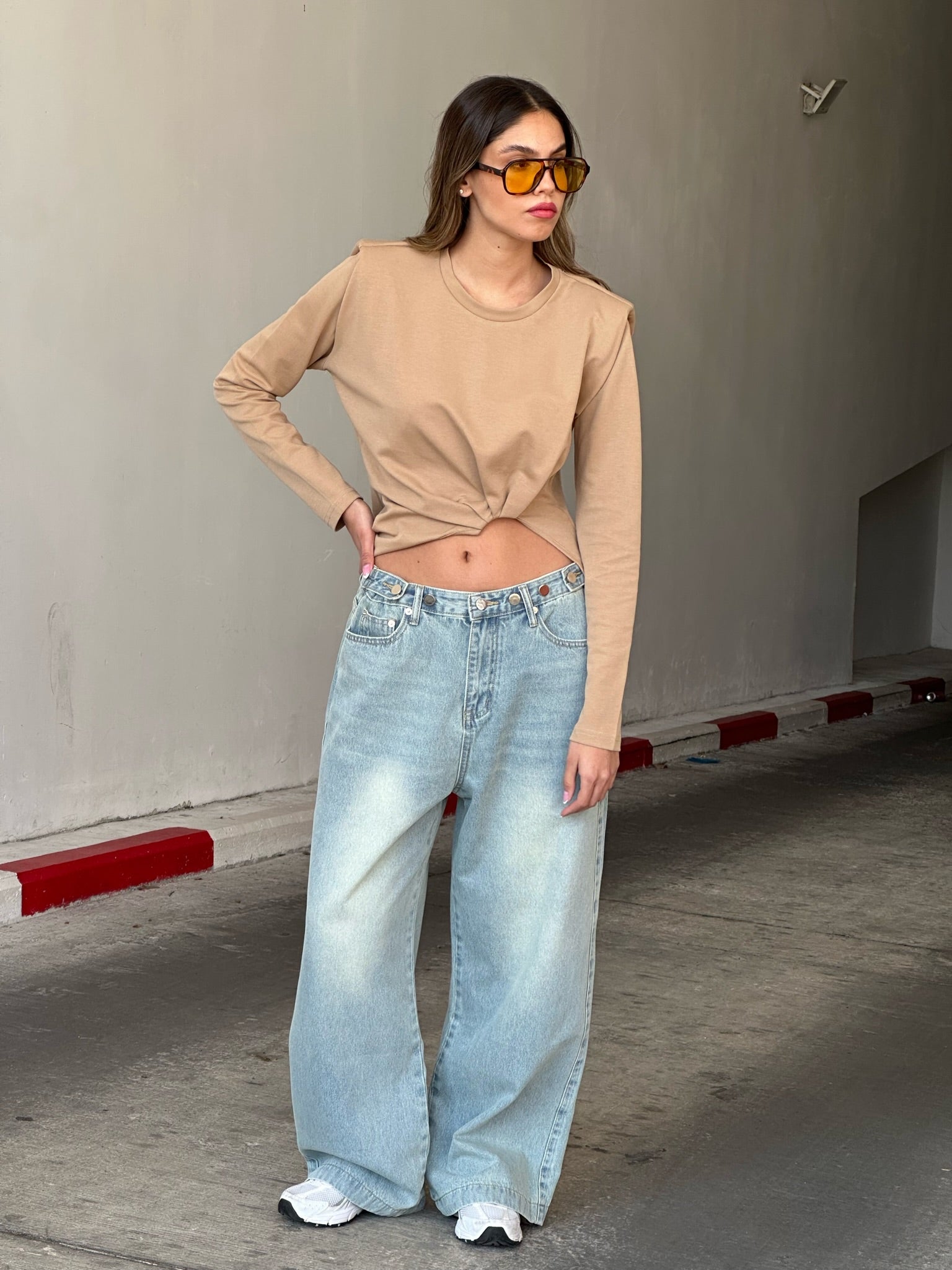 מכנס ג׳ינס ג'וי תכלת