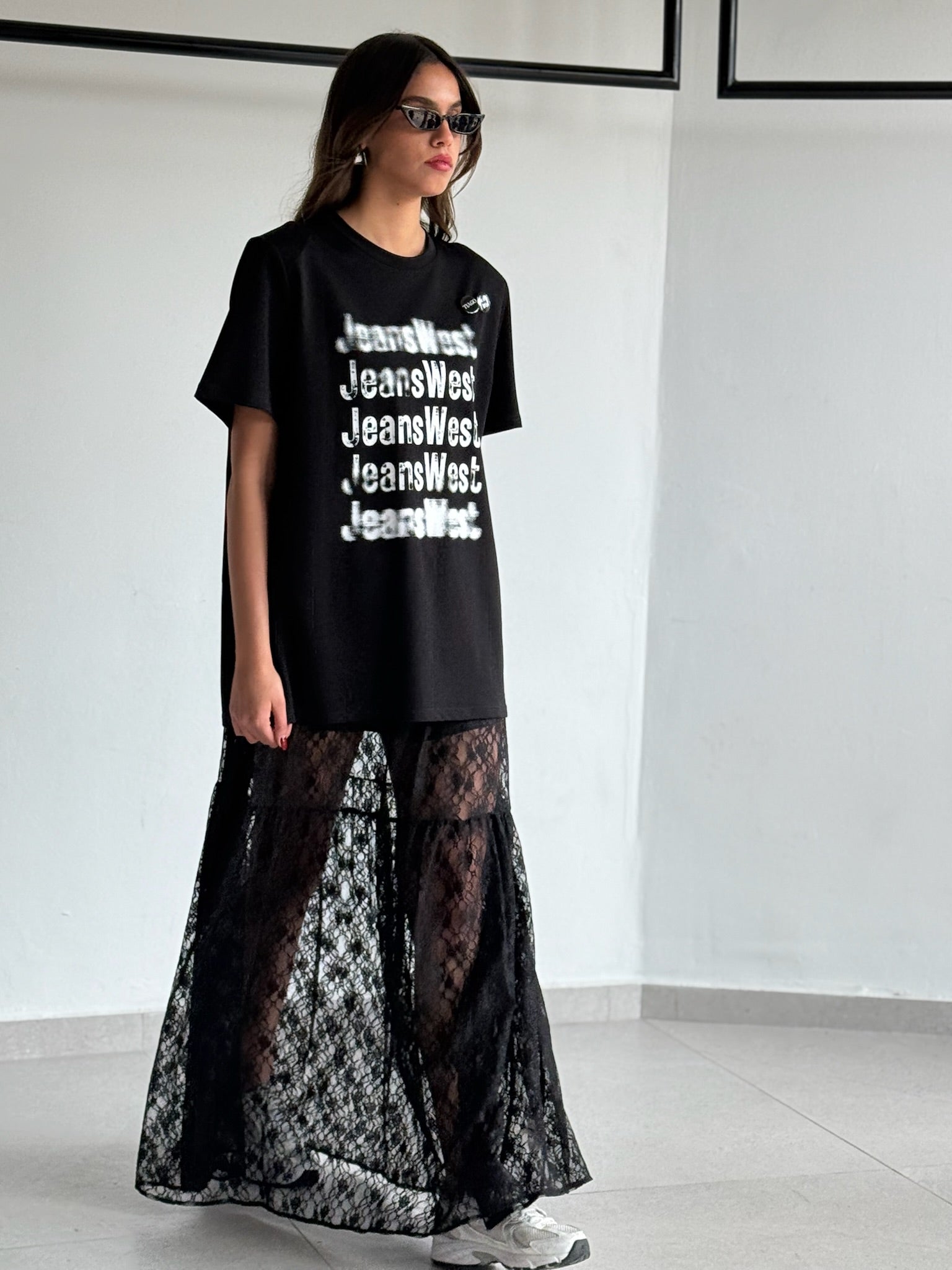 חצאית סאם שחור