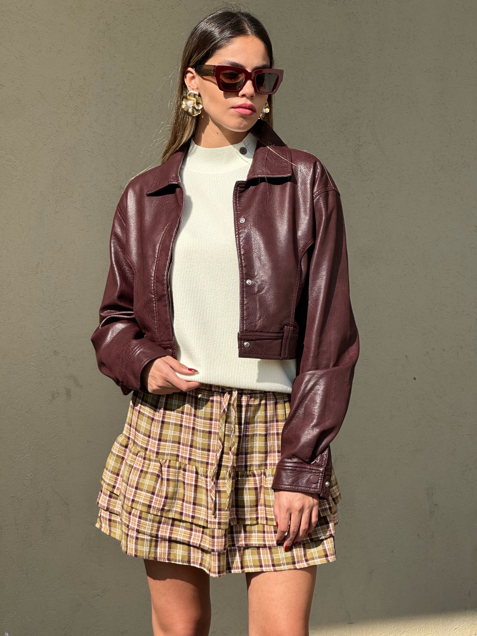 חצאית ליאן ירוק