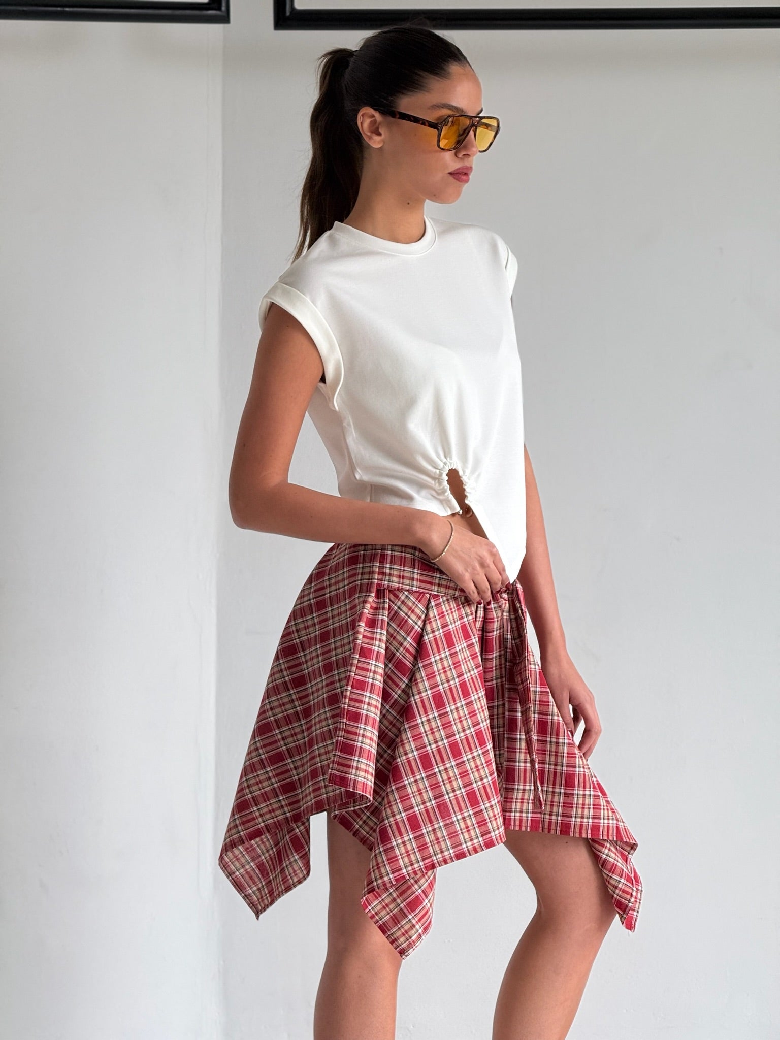 חולצת ראם לבן