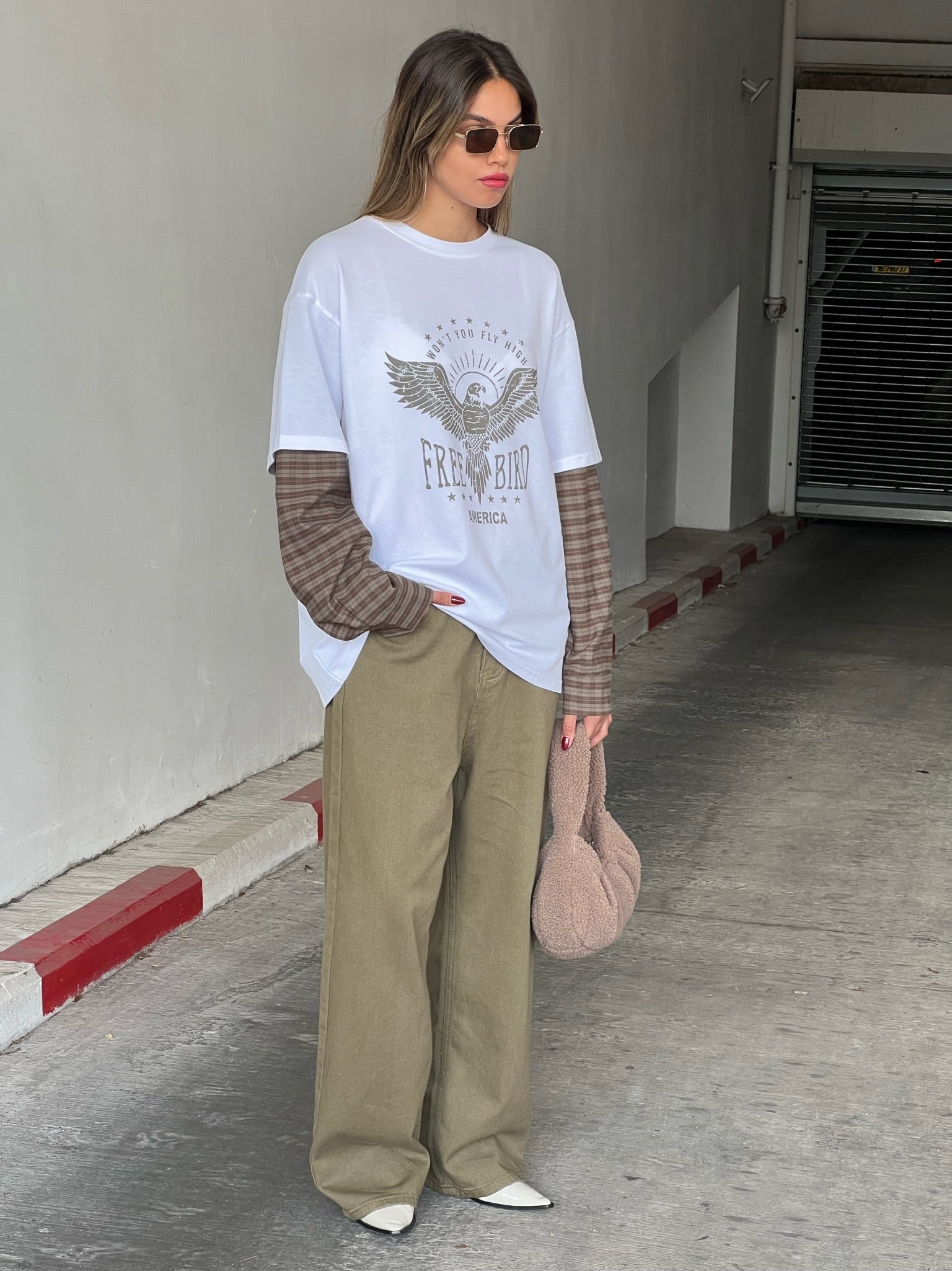 מכנס ג׳ינס לואי זית