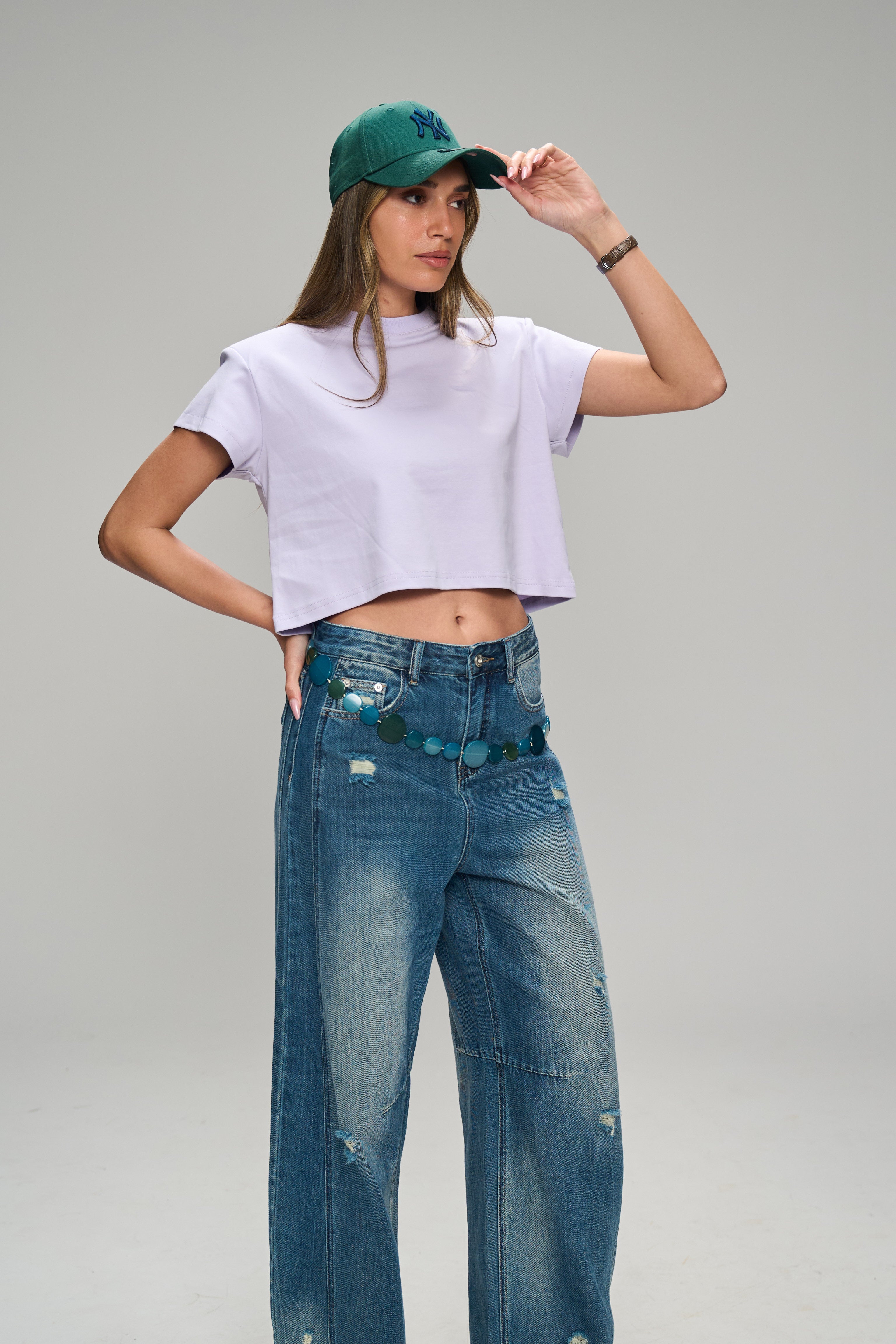 חולצת בילי סגול