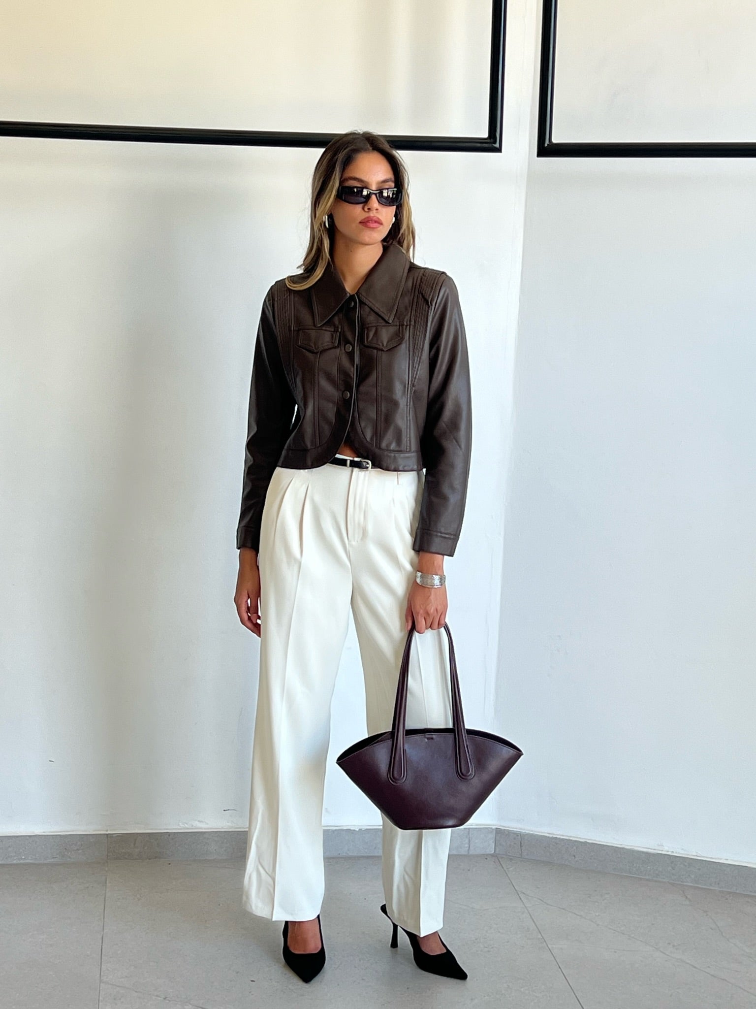 ג׳קט אלכס חום