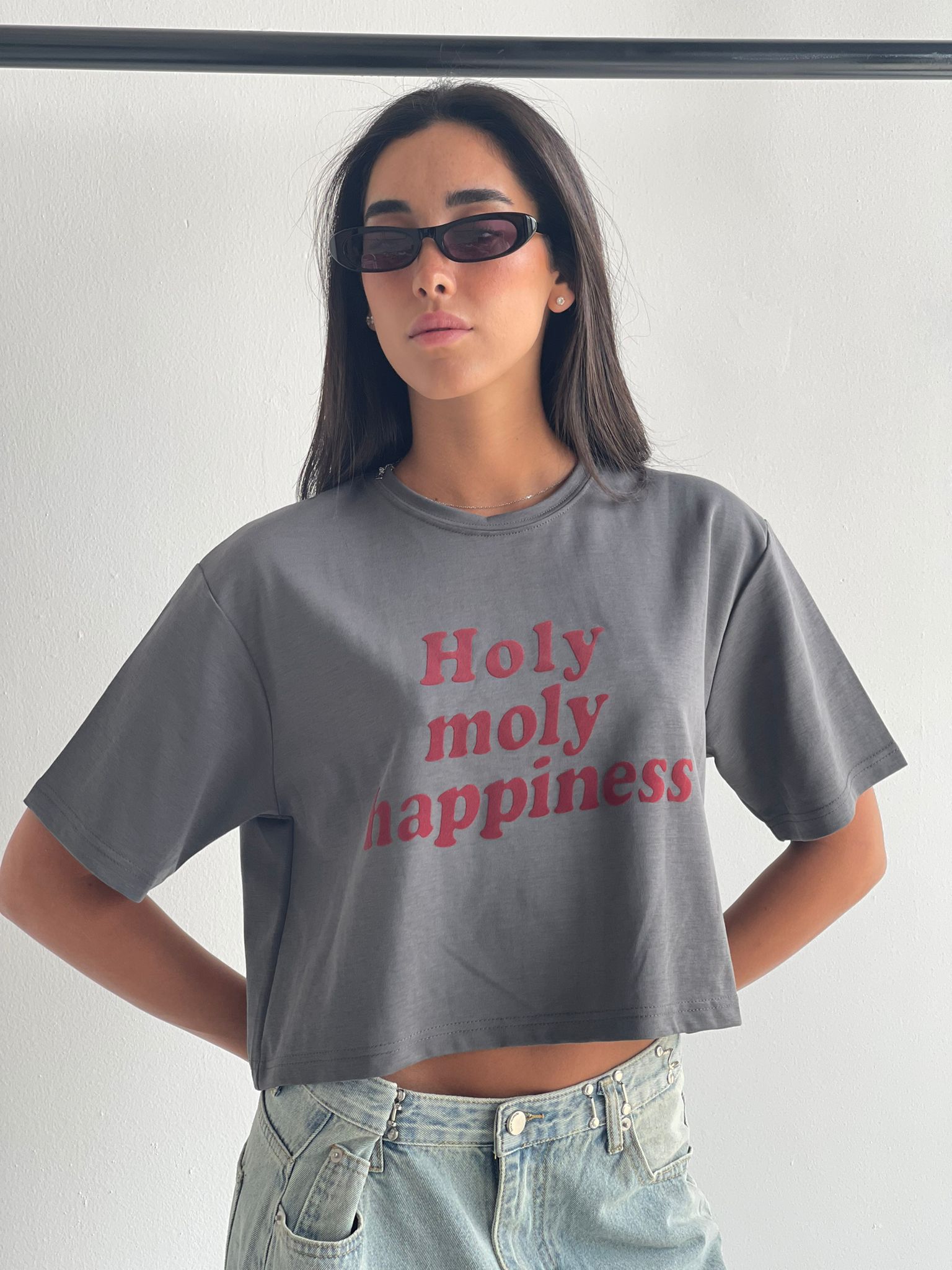 חולצת מולי אפור