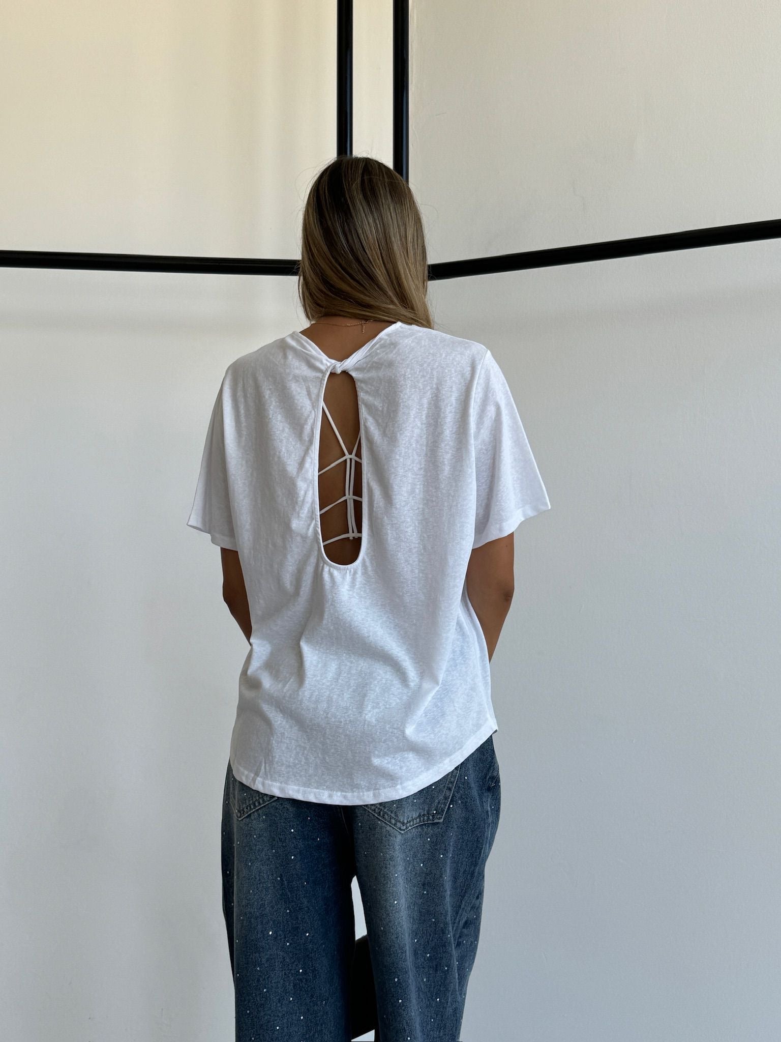 חולצת רומי לבן