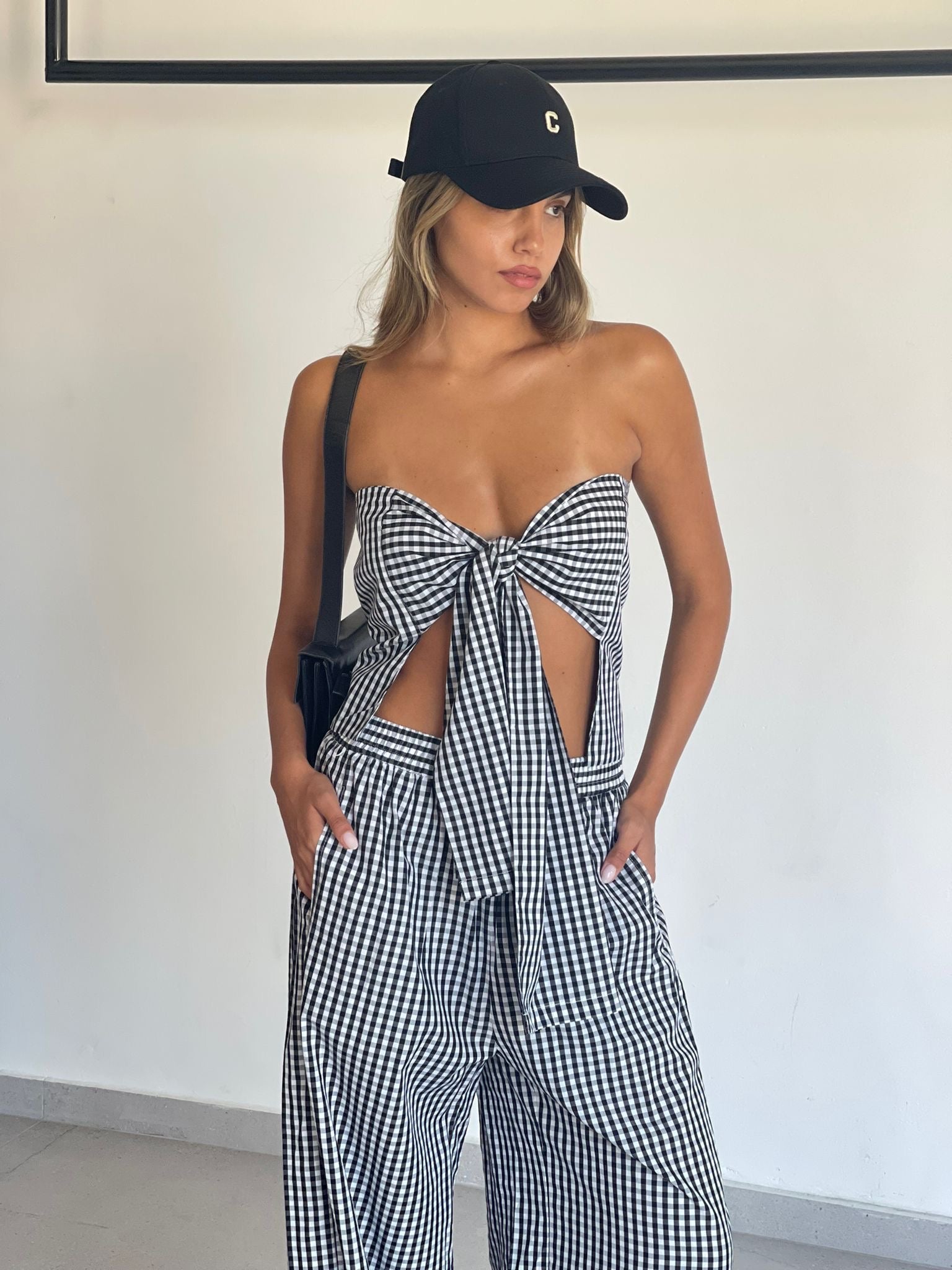 מכנס מקס משבצות