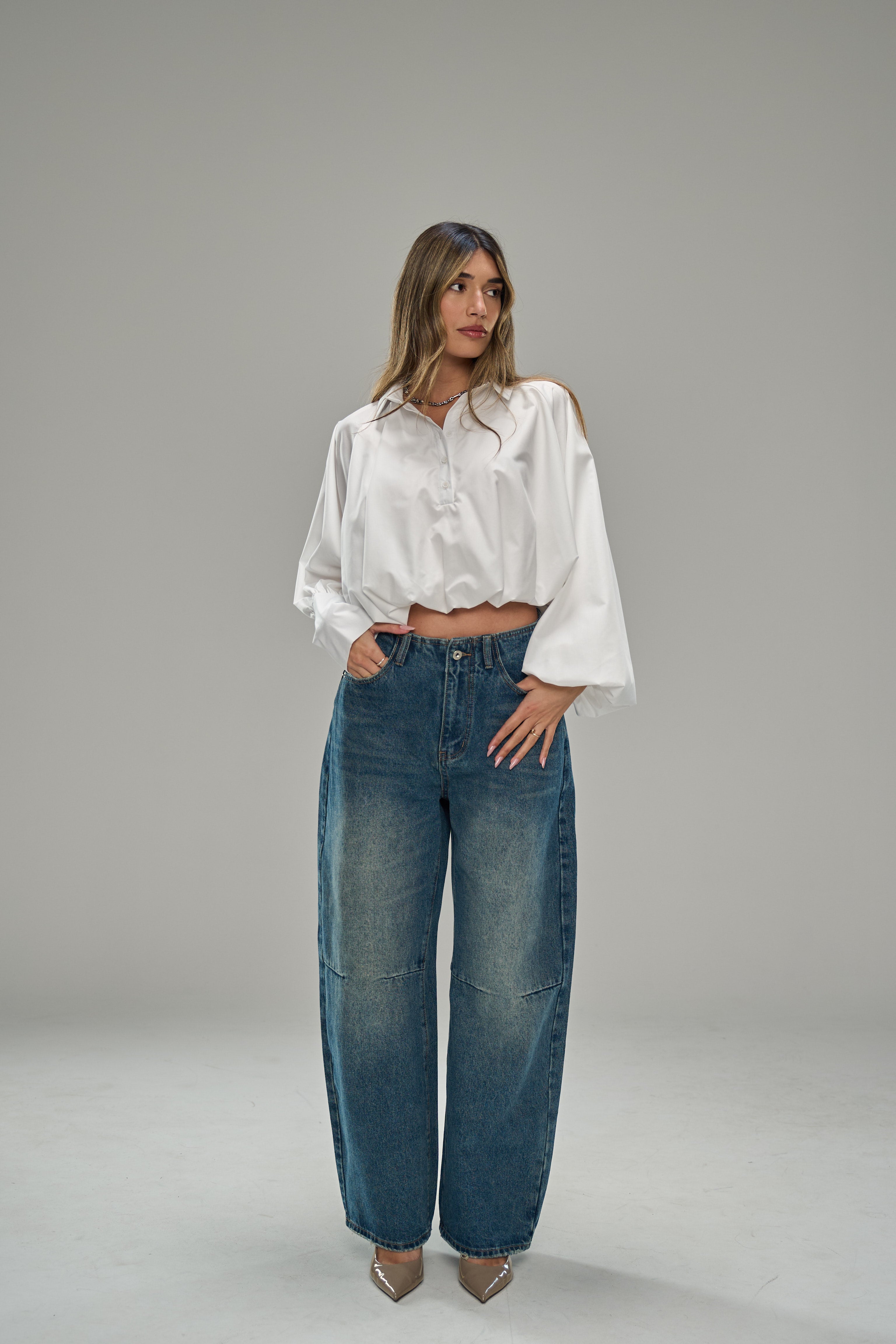 מכנס ג׳ינס אושן כחול