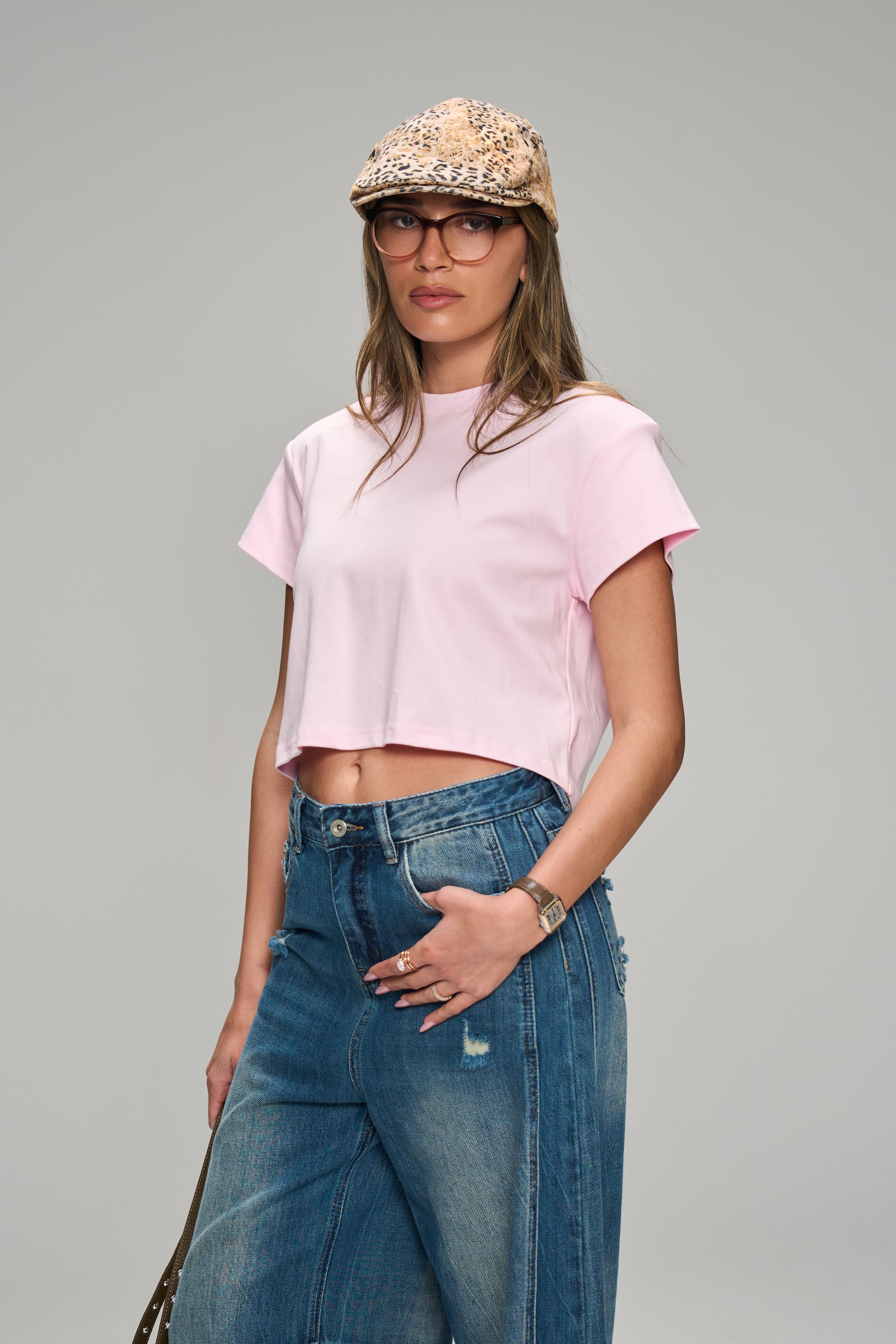 חולצת בילי ורוד בייבי