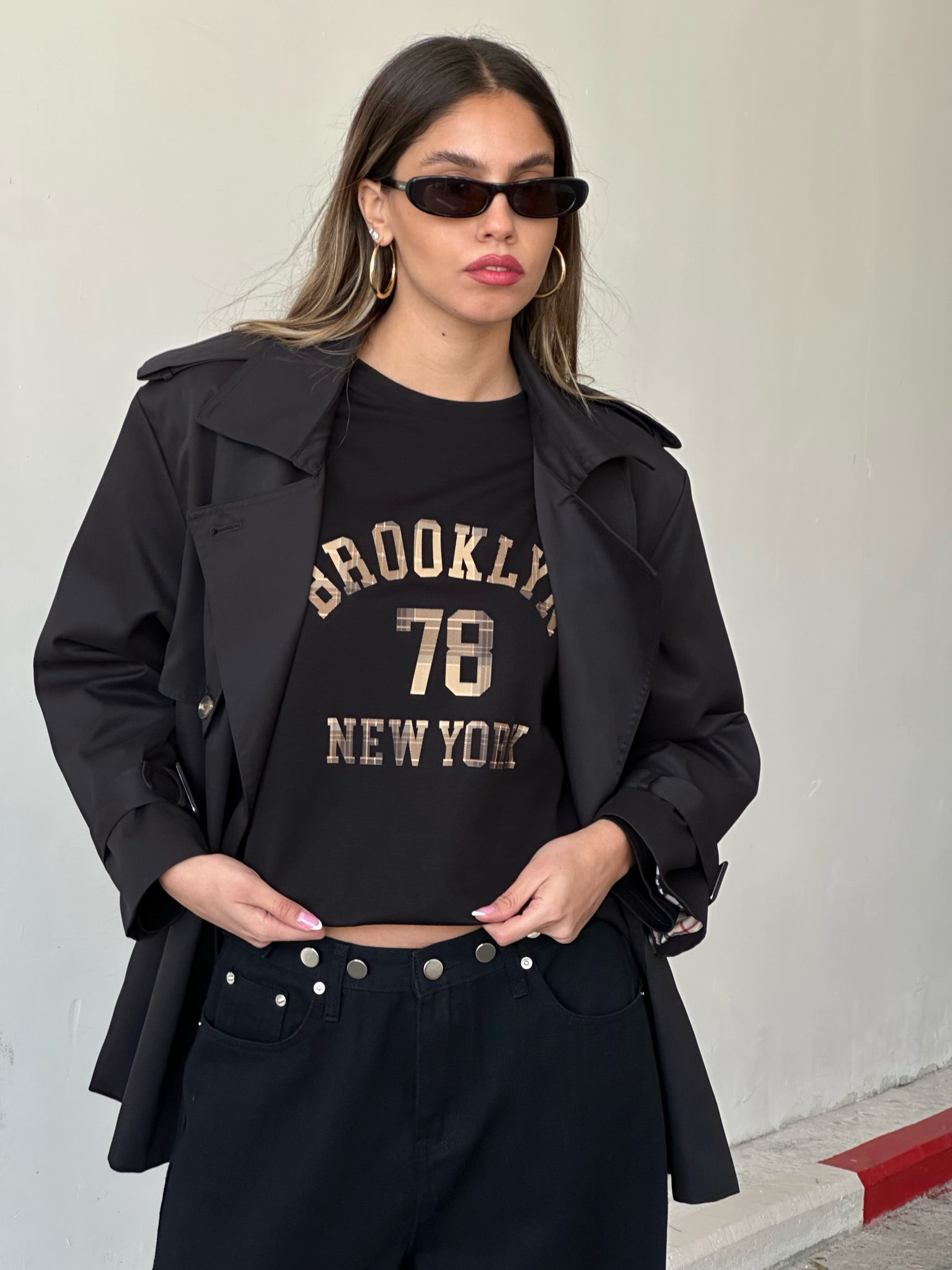 מכנס ג׳ינס ג'וי שחור