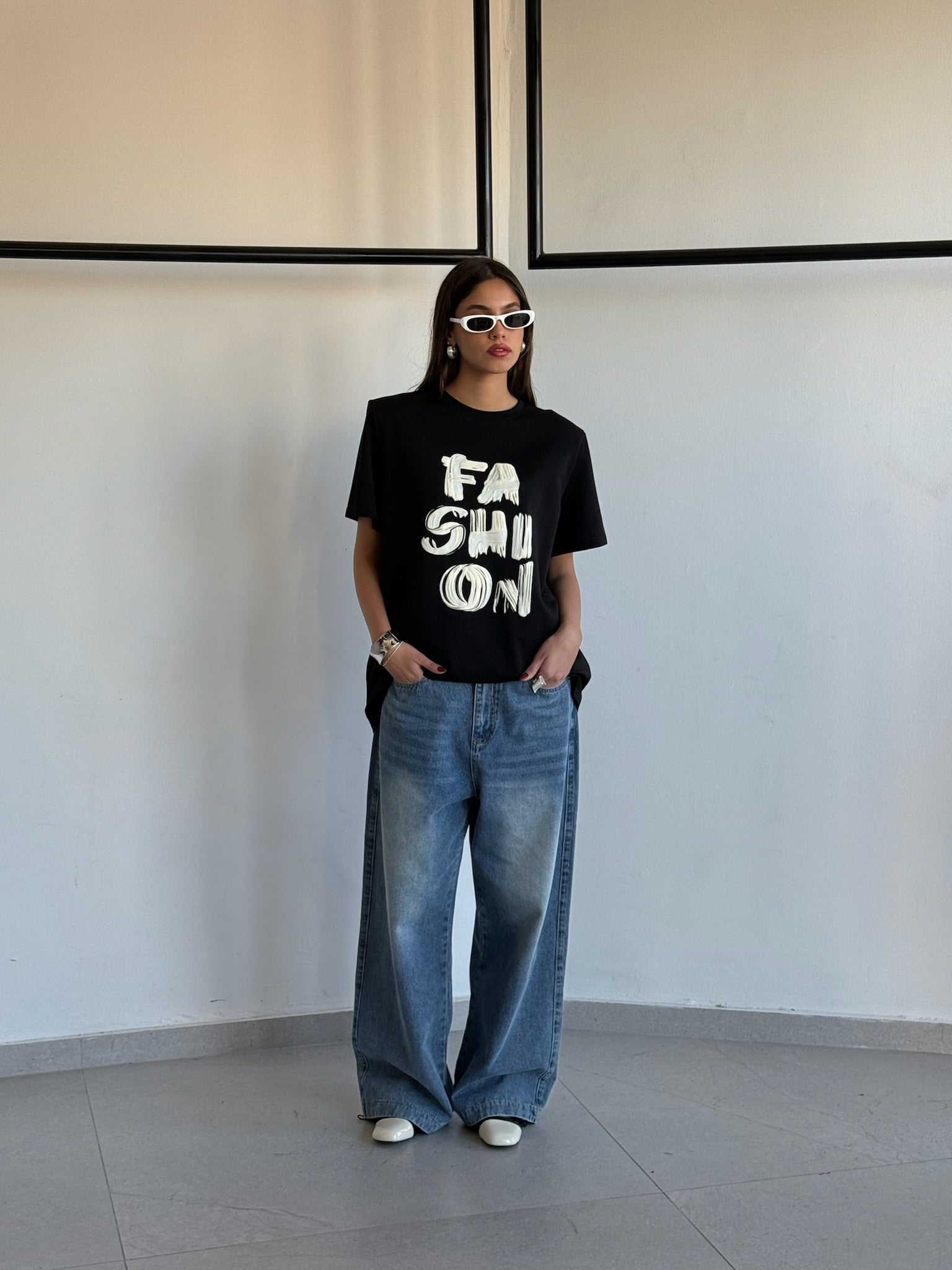 חולצת אדל שחור