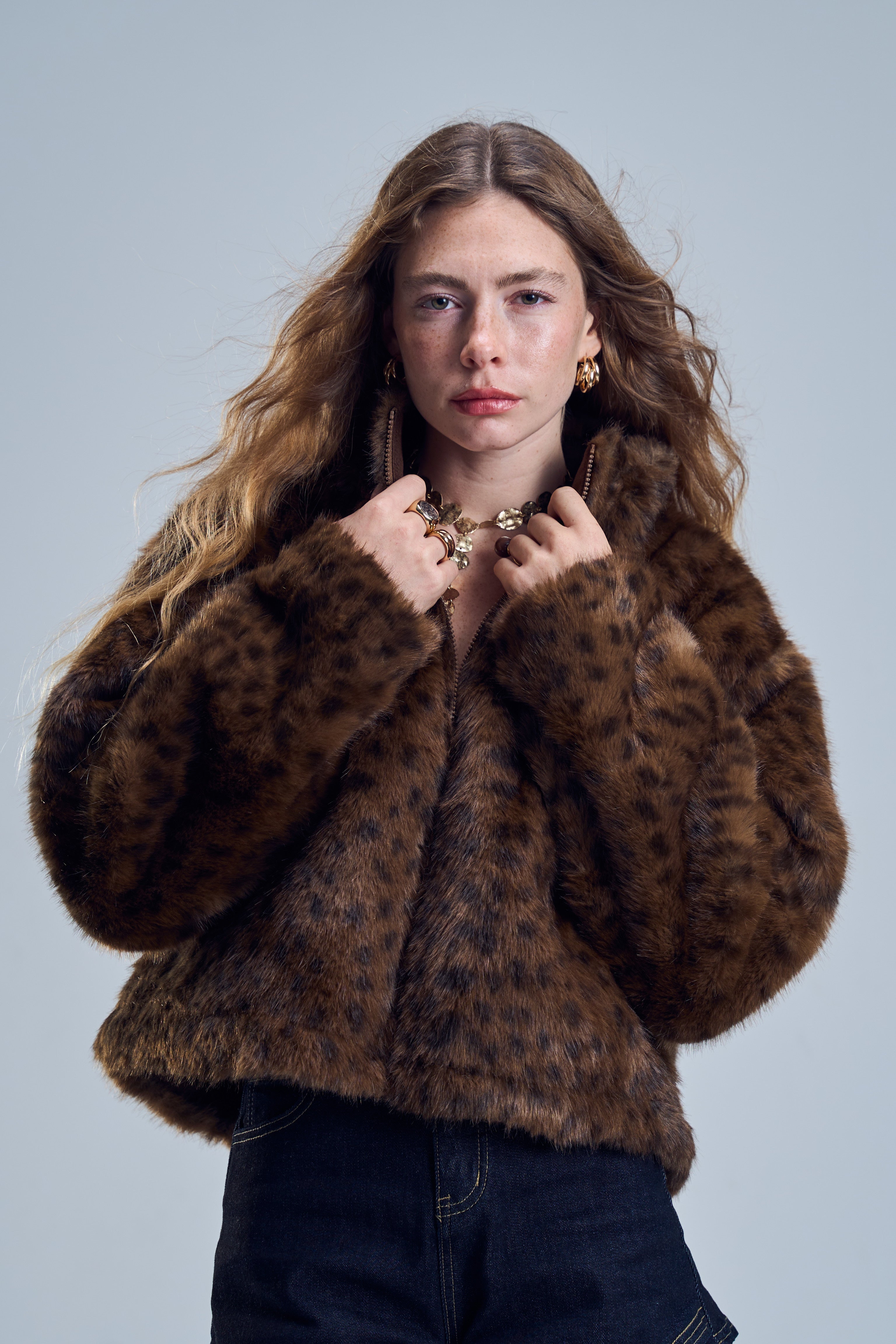 מעיל ברוק חום