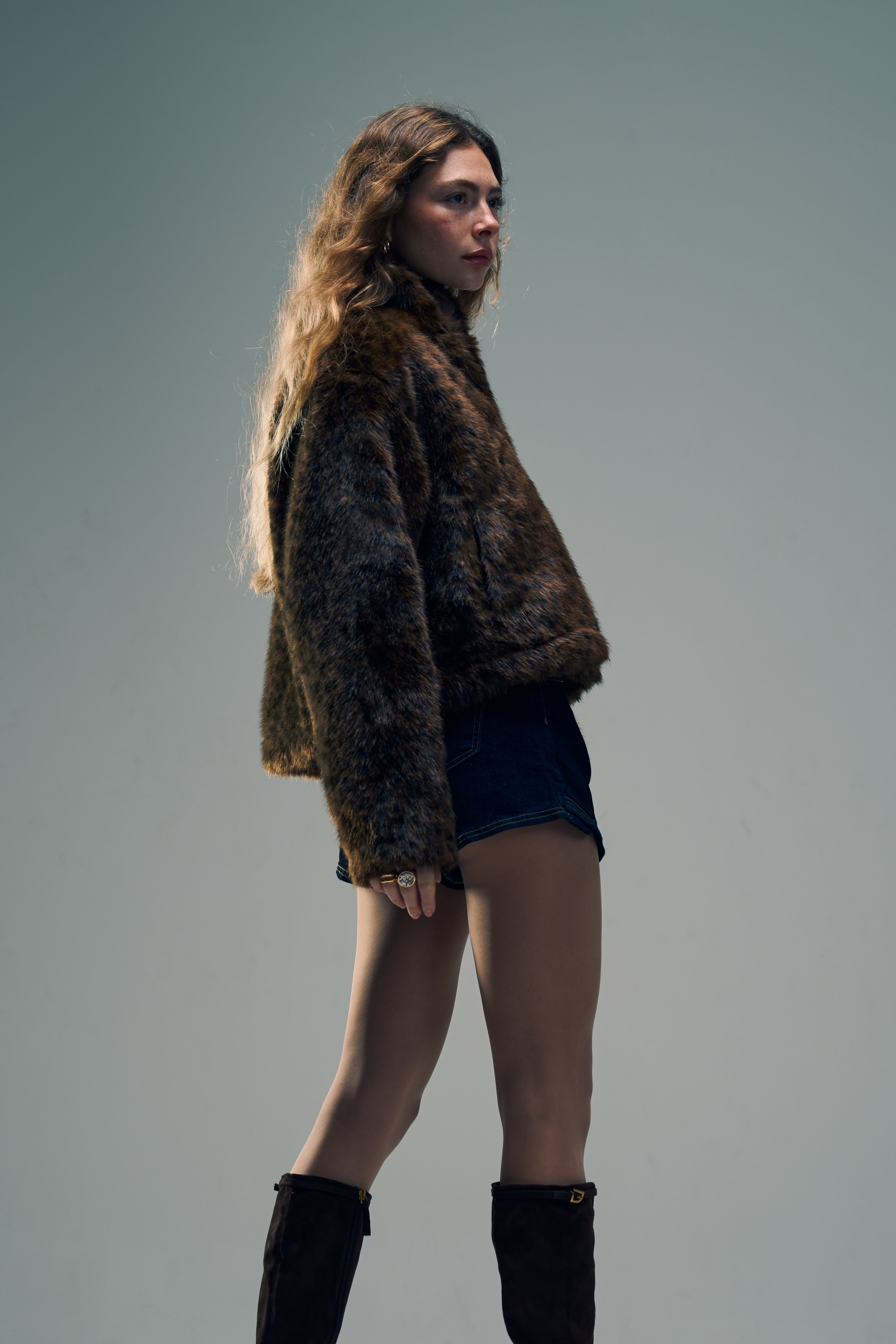 מעיל ברוק חום