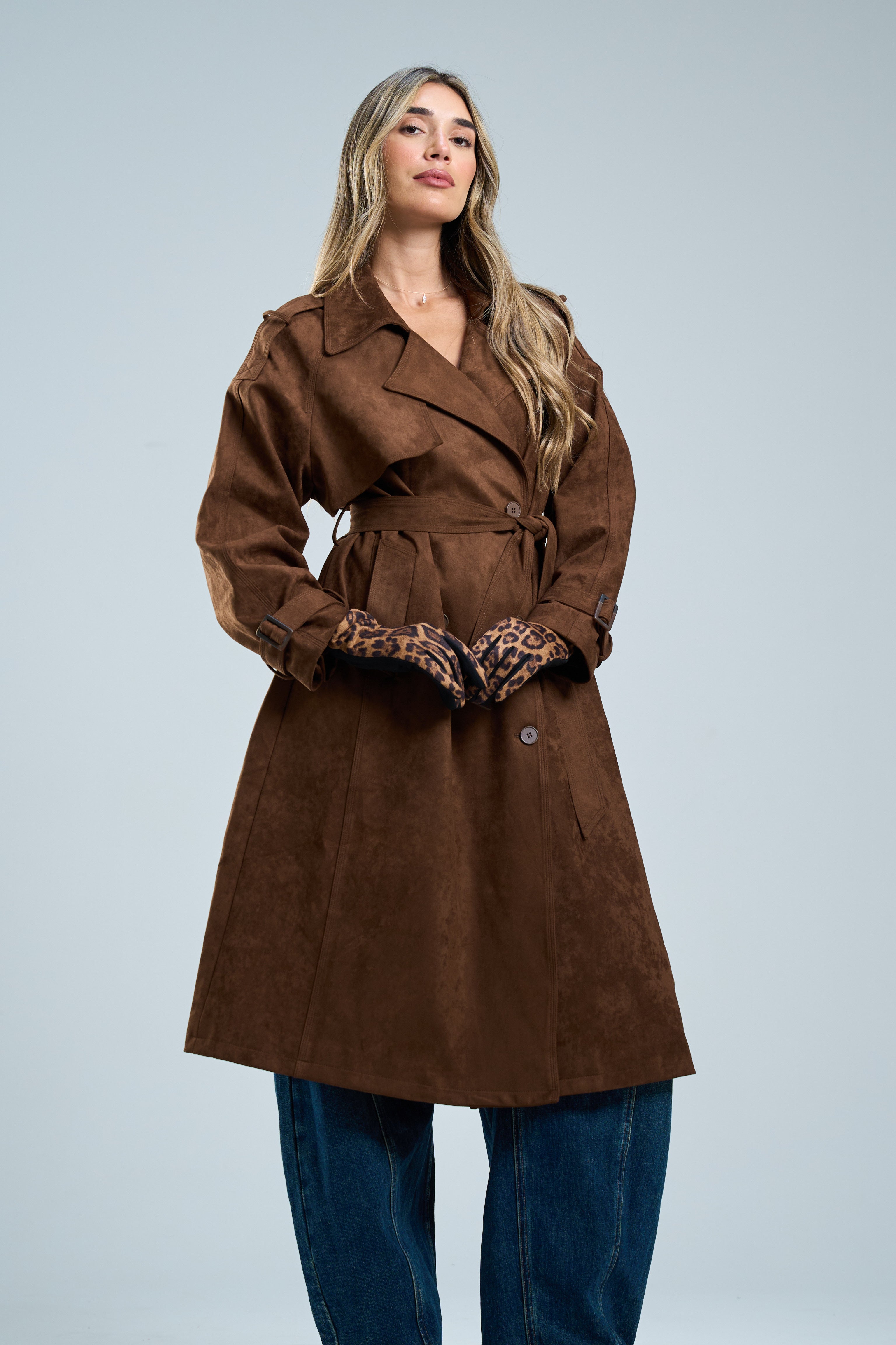 מעיל ניק זמש חום