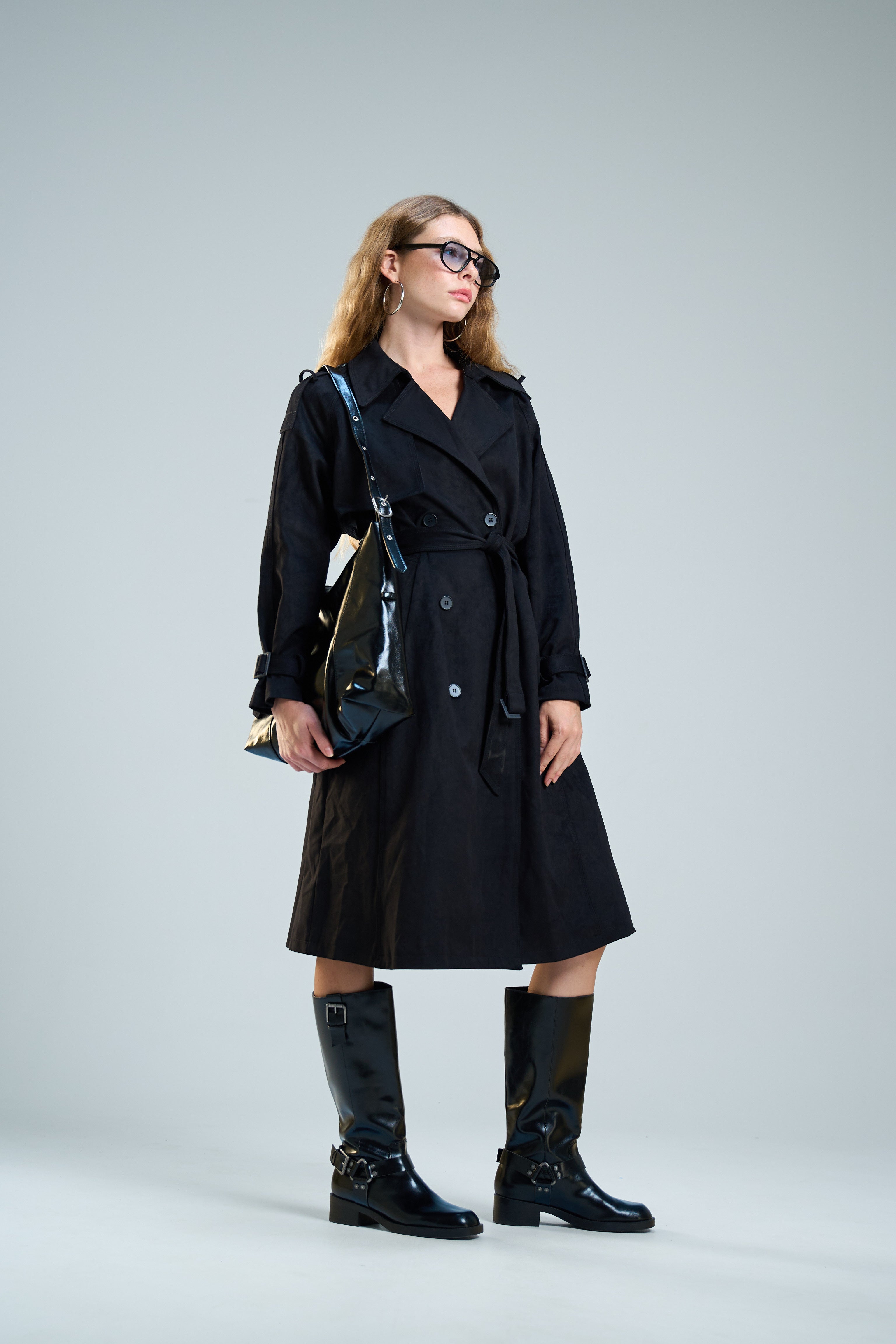 מעיל ניק זמש שחור