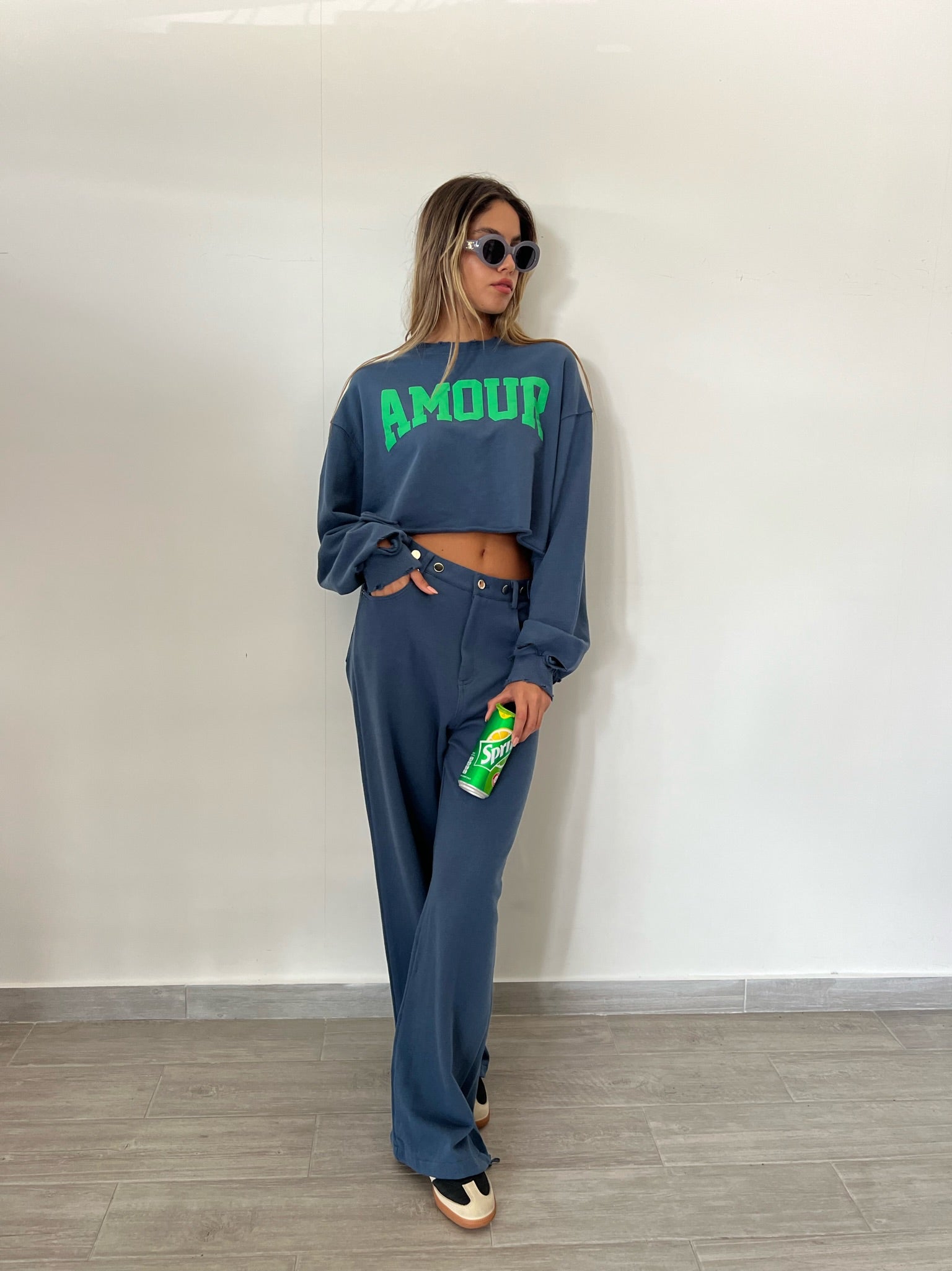 מכנס מיכאל כחול פרנש טרי