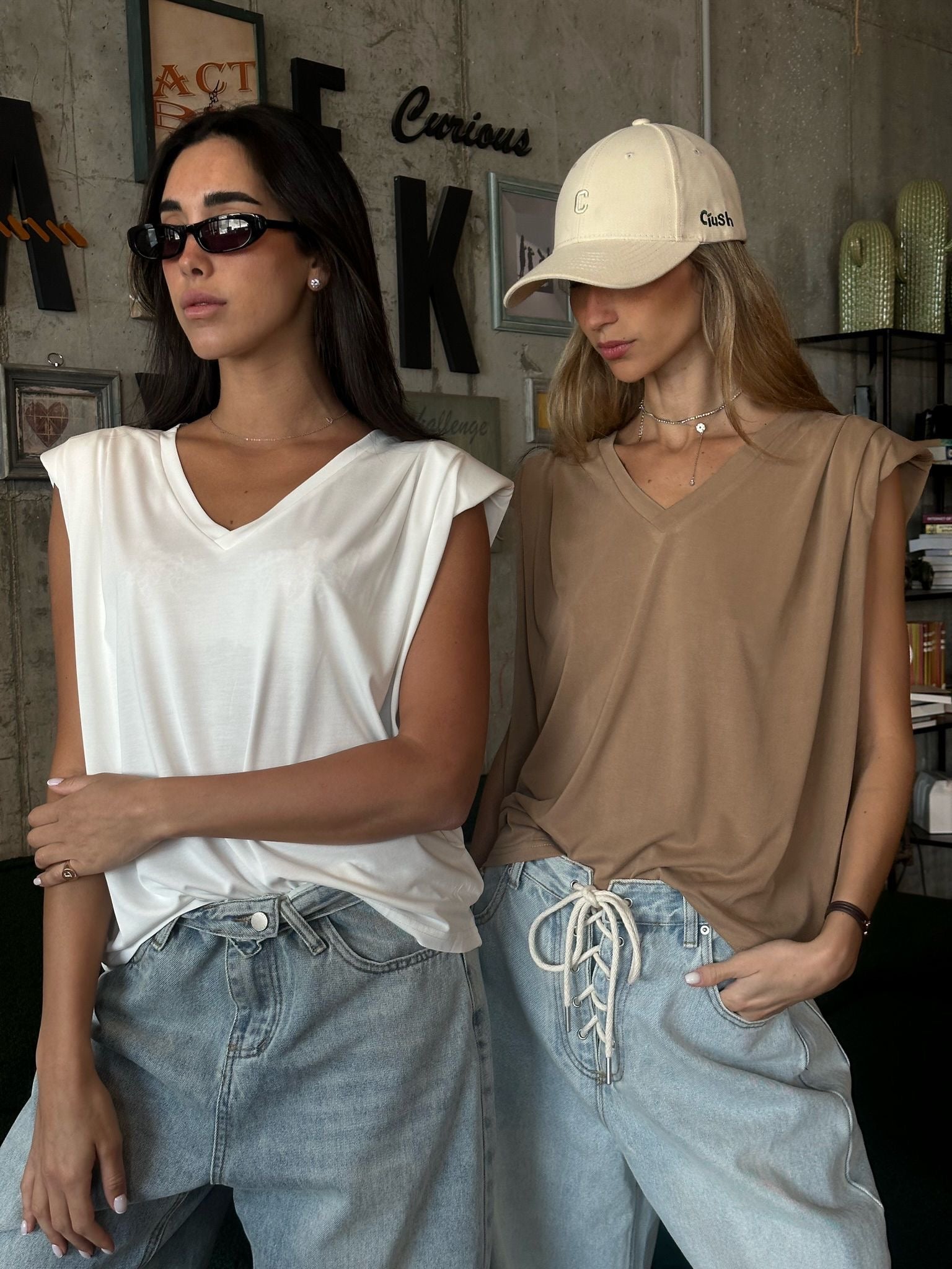 חולצת אביה קאמל