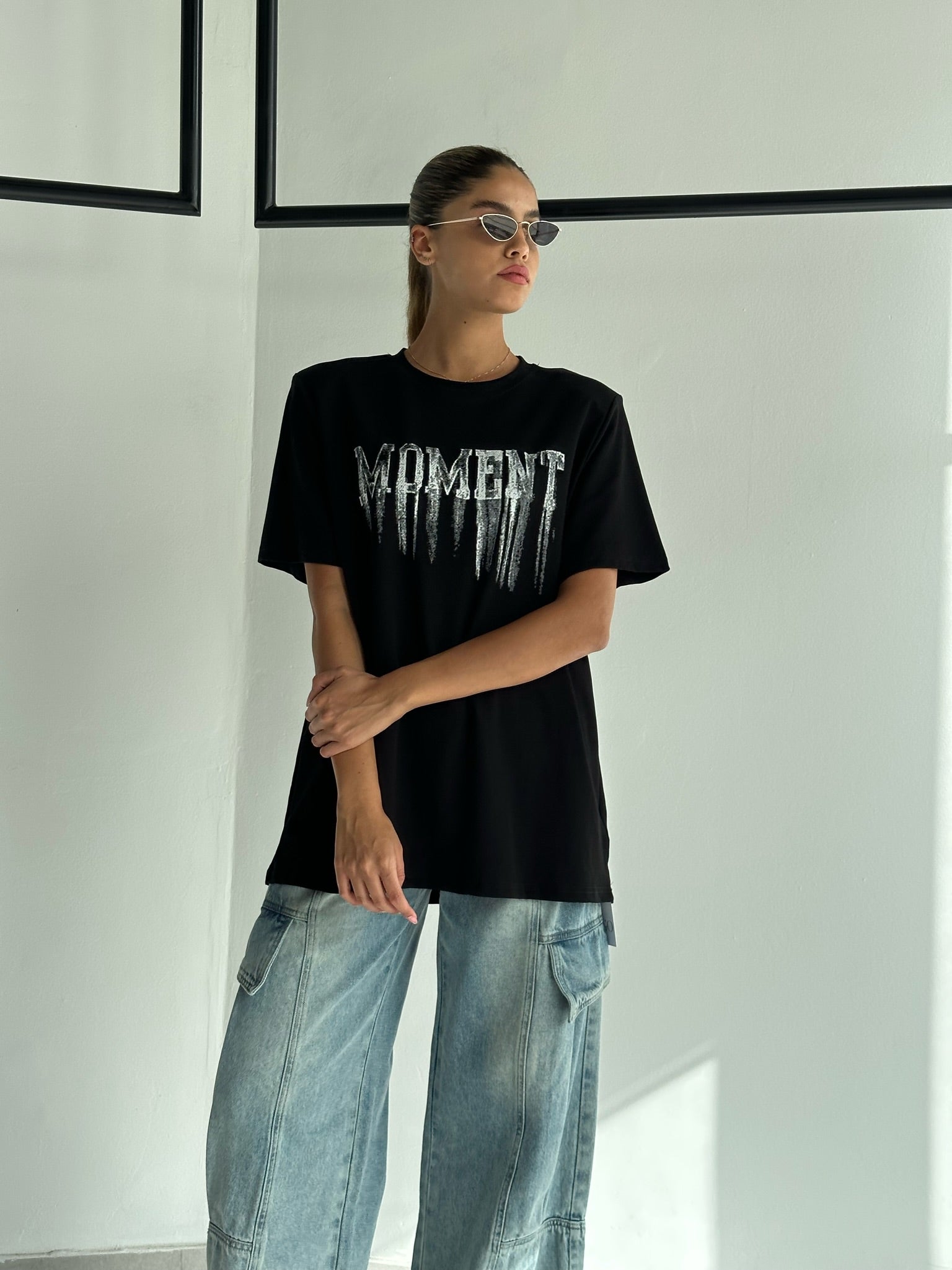 חולצת יאן שחור