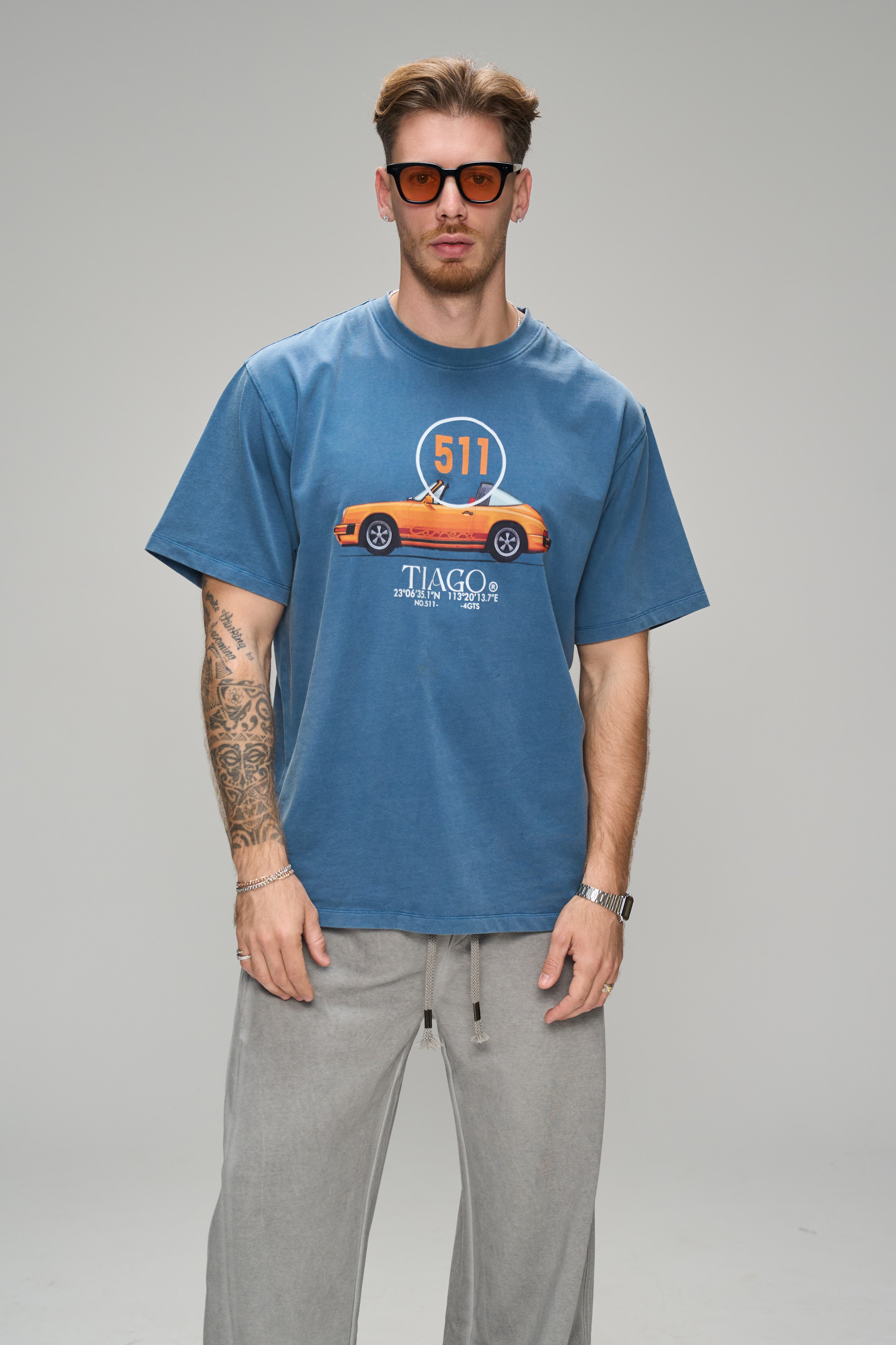 חולצת קווין כחול