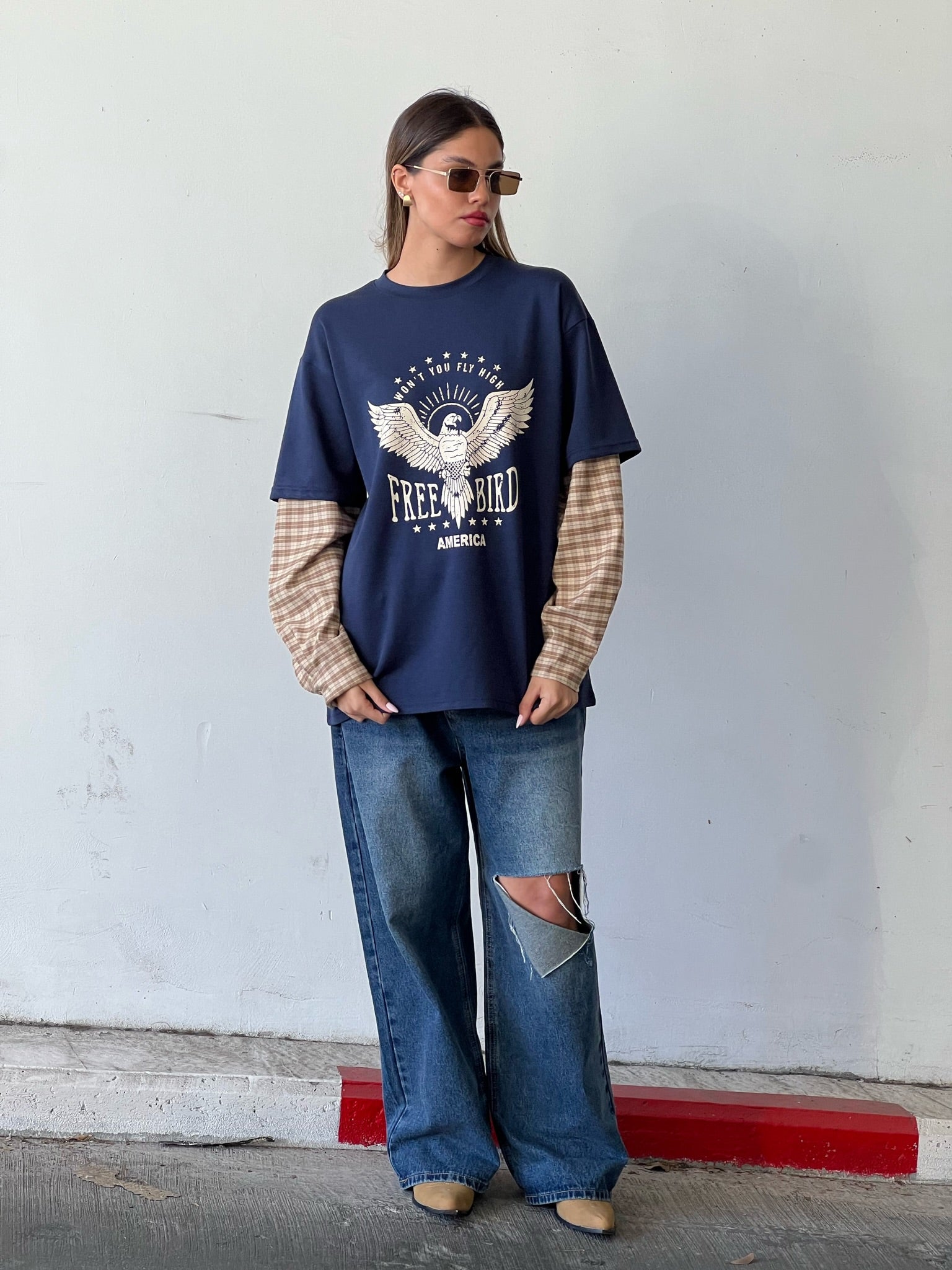 חולצת מירלי כחול