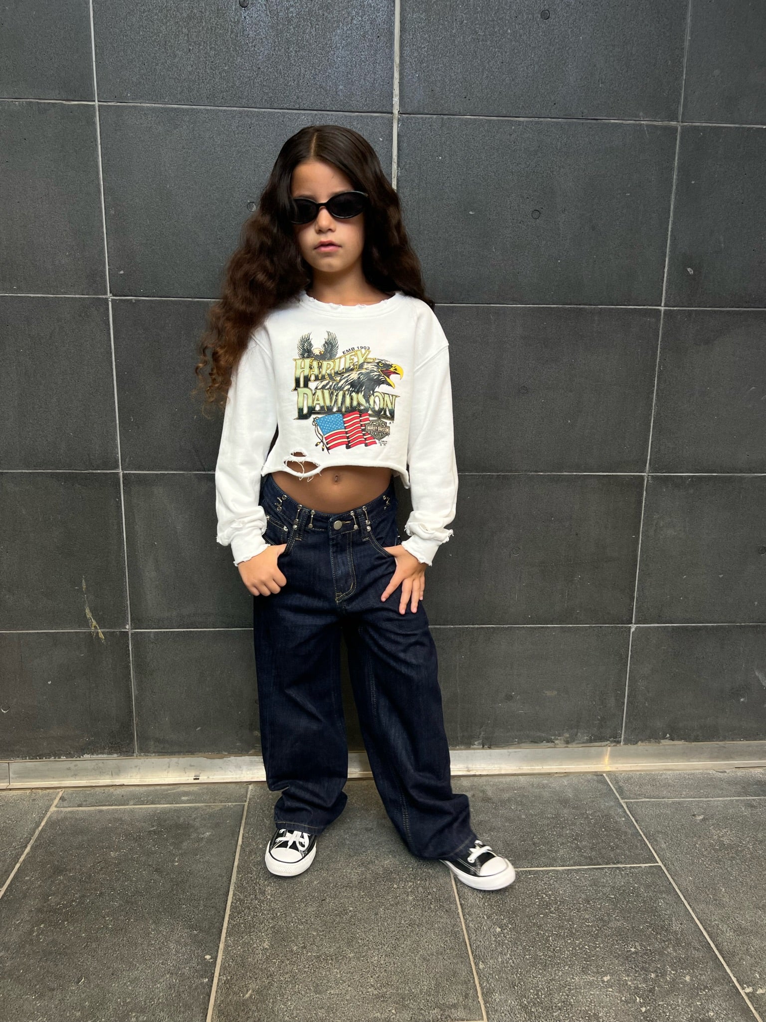 מכנס ג׳ינס ארי בלו ווש