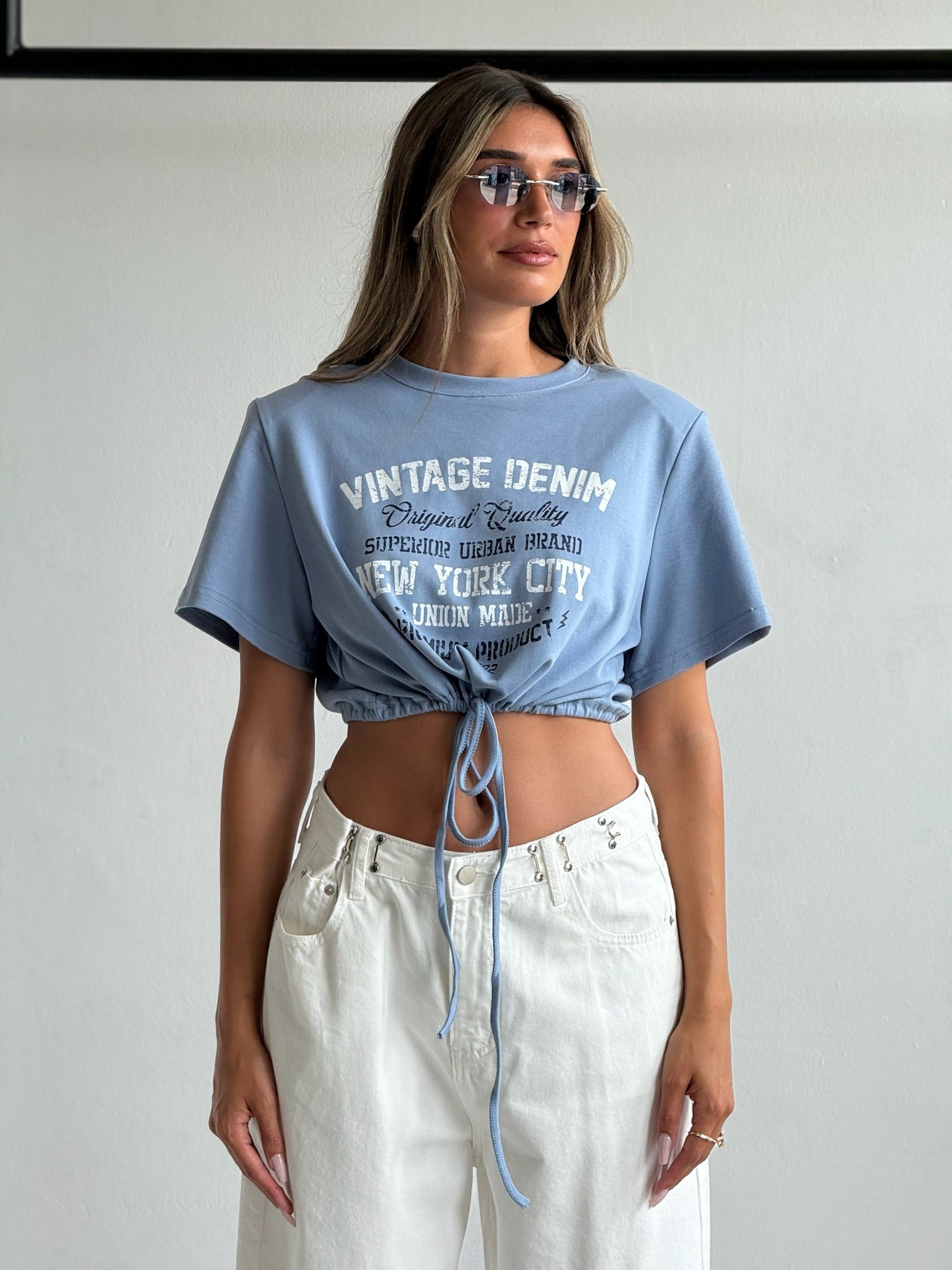 חולצת לילי תכלת