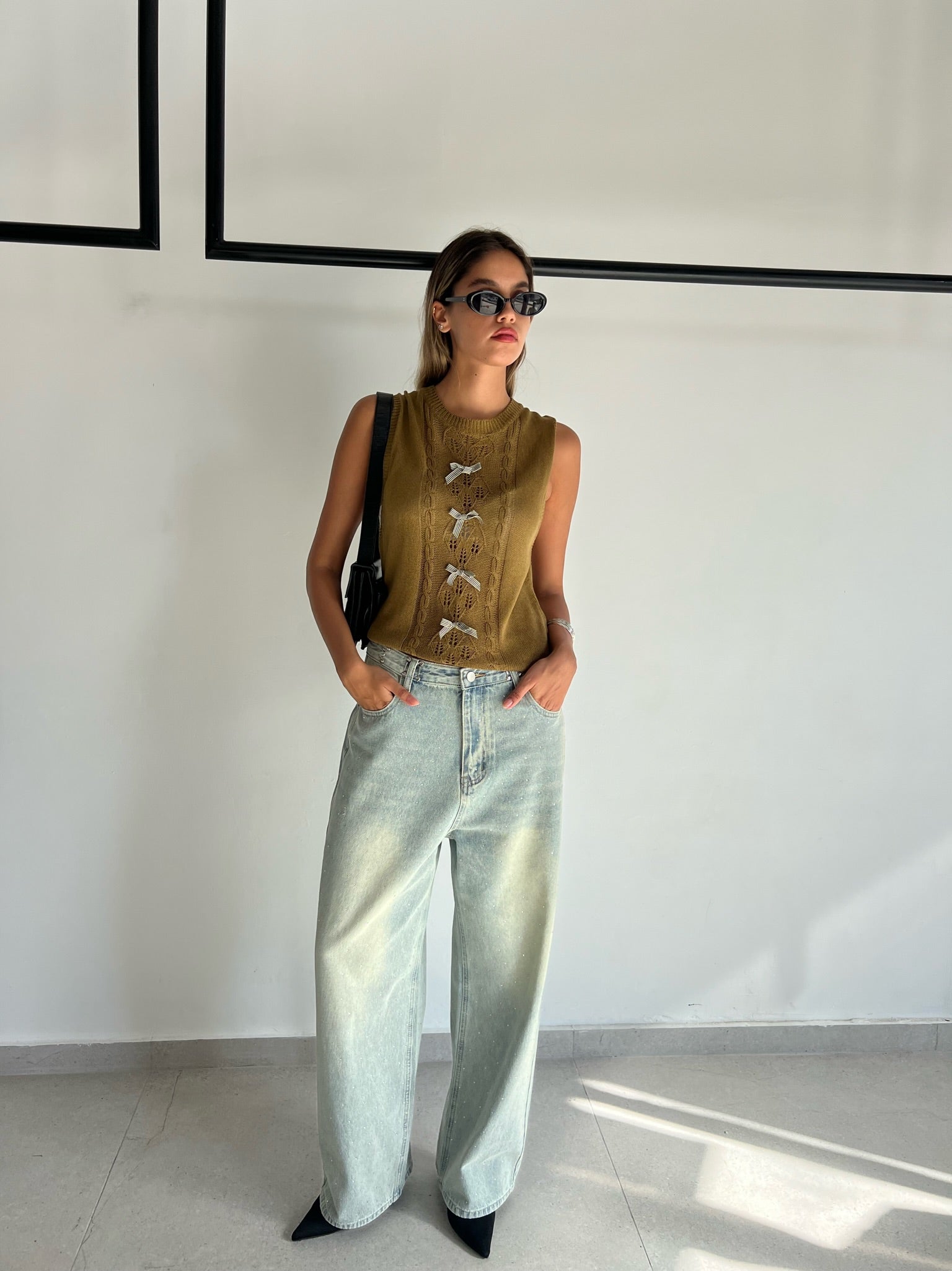 מכנס ג׳ינס לואי תכלת