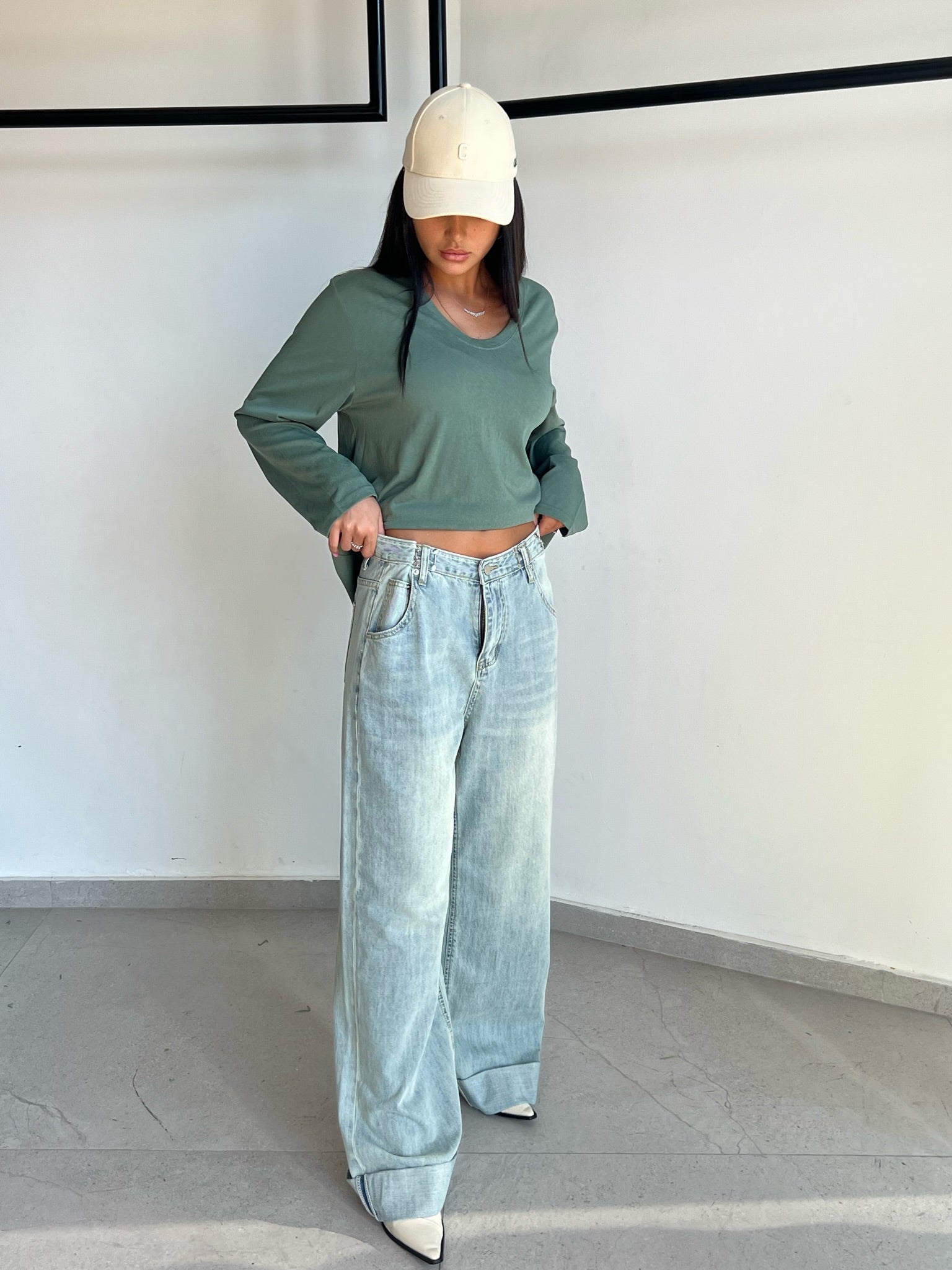 מכנס ג׳ינס עמנואל בהיר