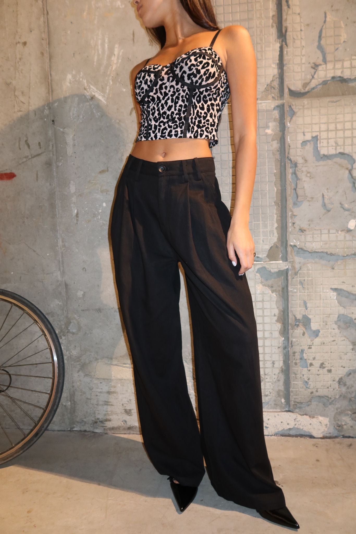 מכנס קלוד שחור