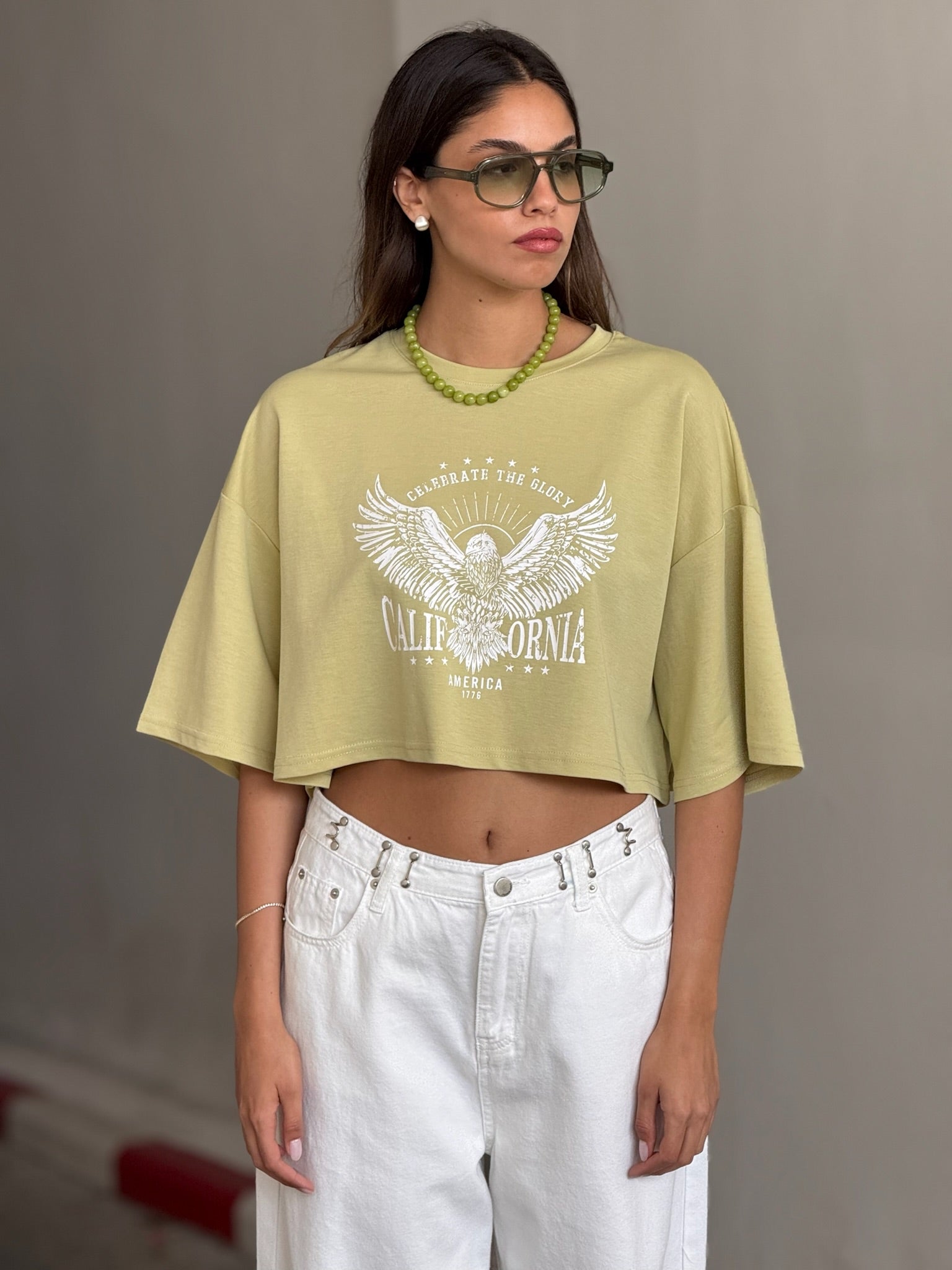 חולצת קרופ מקס