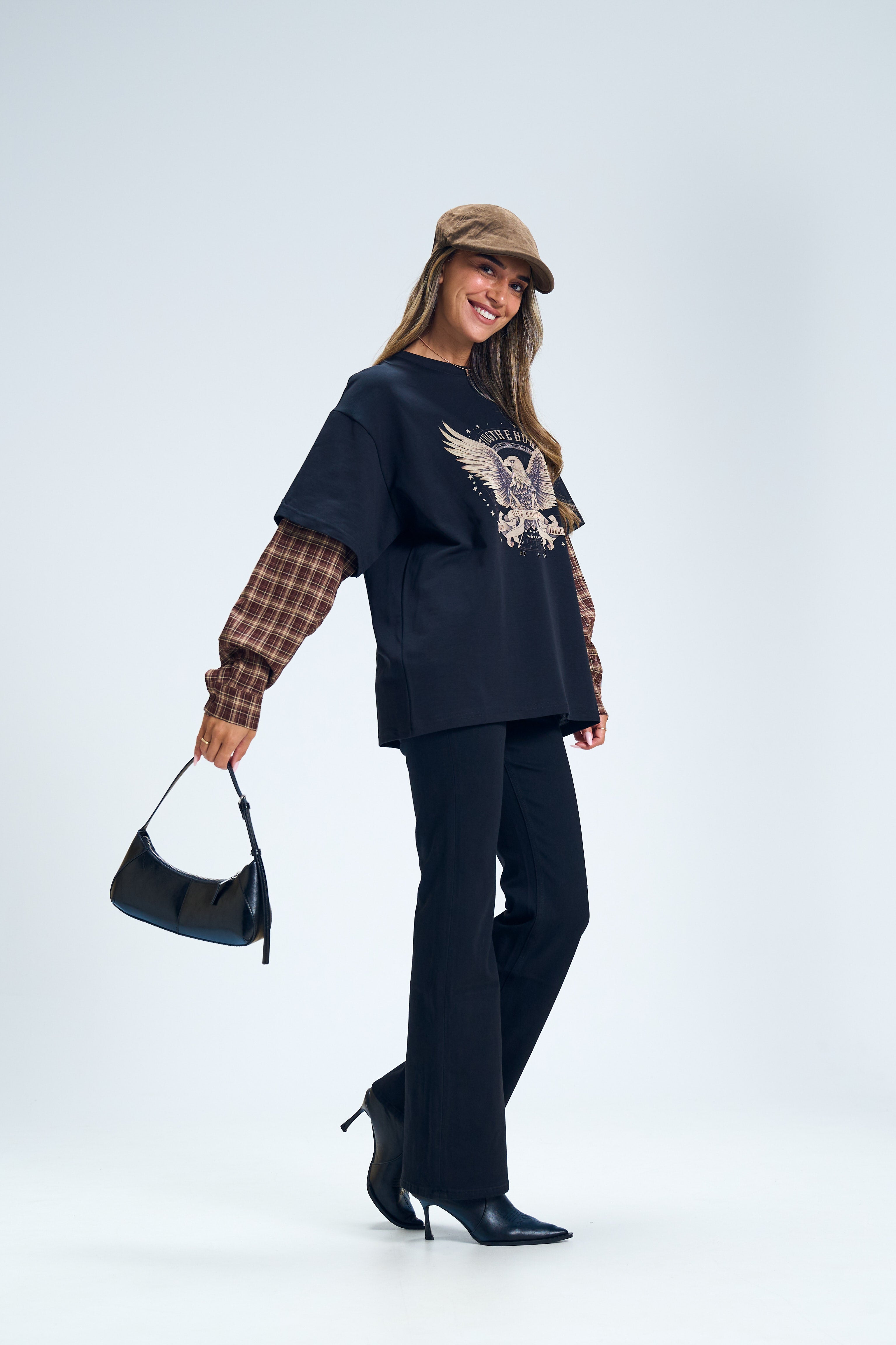 חולצת מיאל שחור