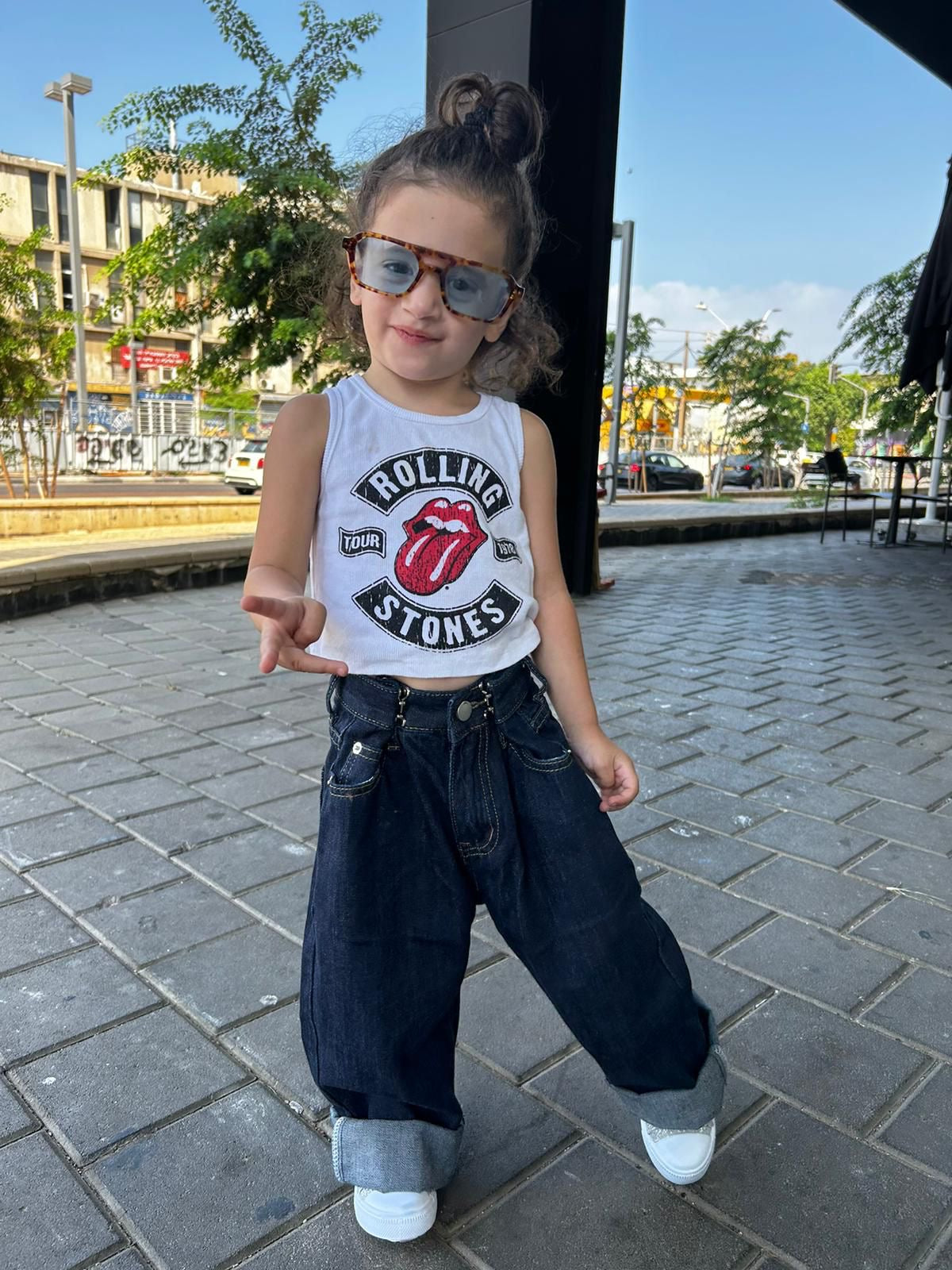 מכנס ג׳ינס ארי בלו ווש