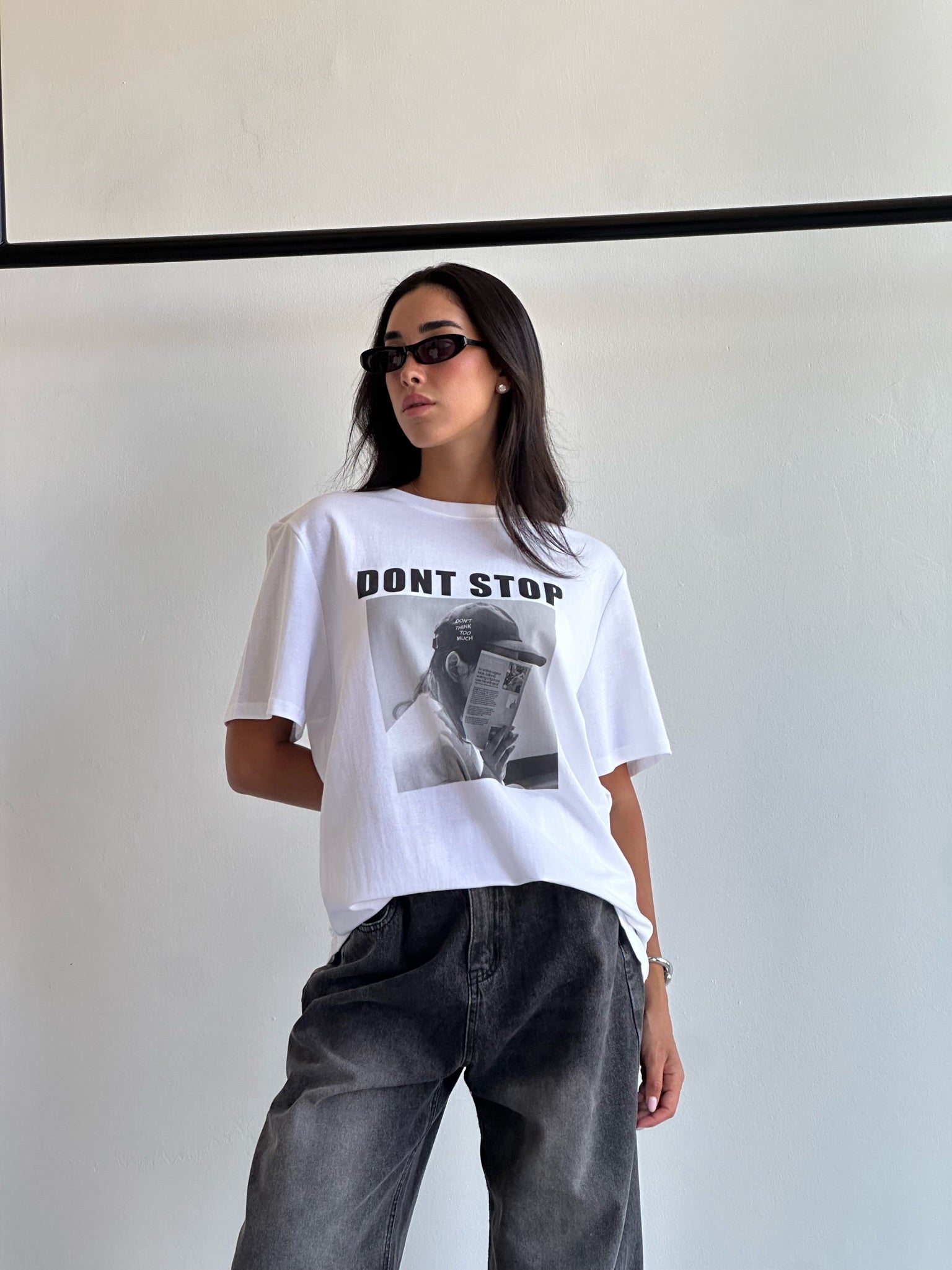 חולצת סלין לבן