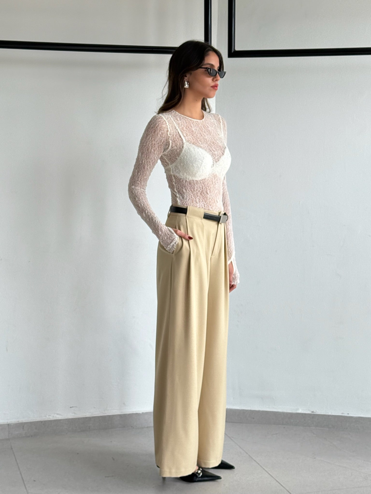 מכנס איזבלה בג