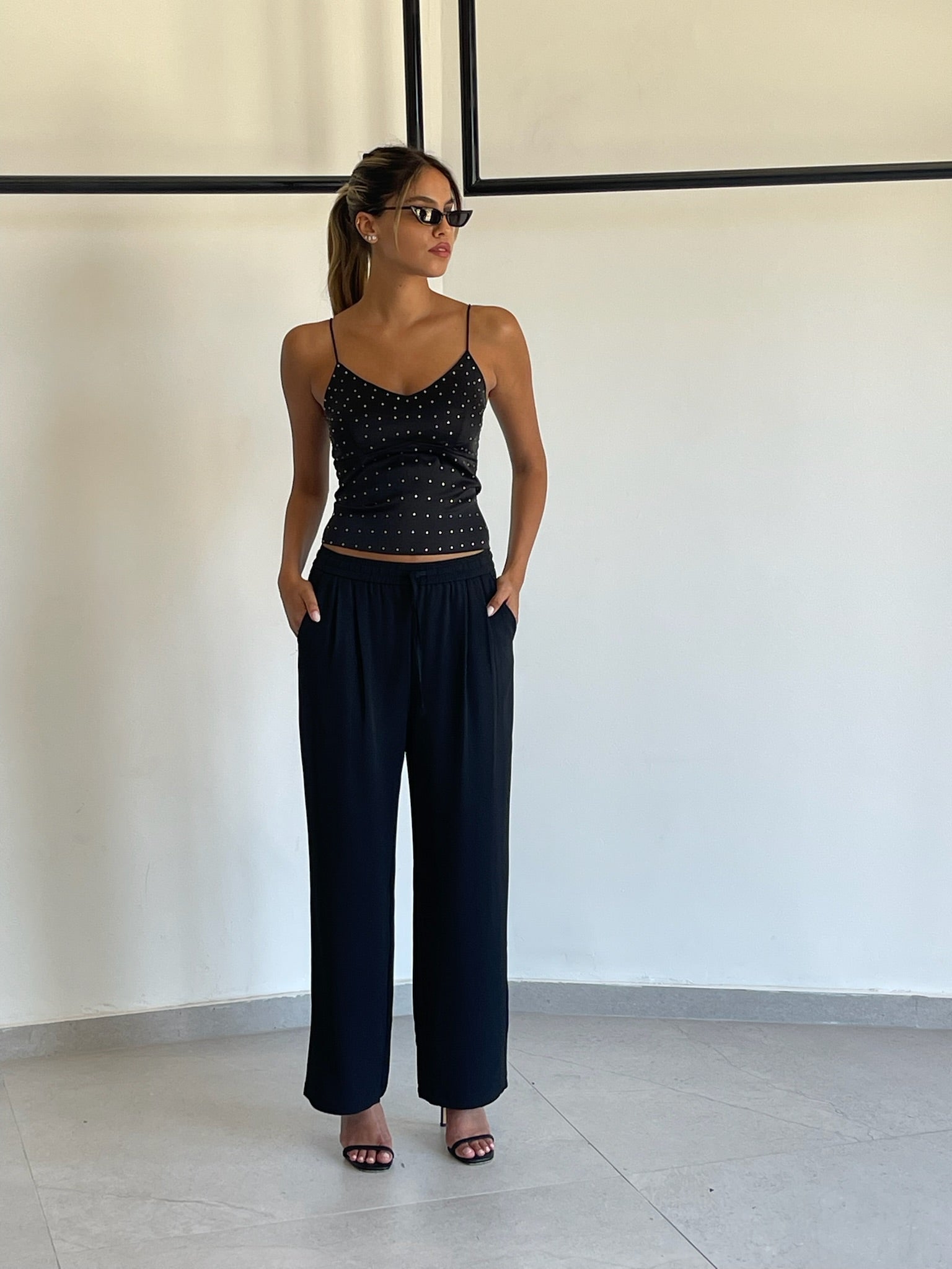 מכנס מיאן שחור